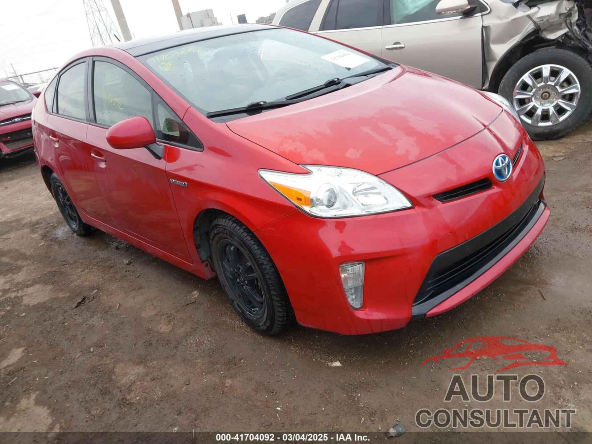 TOYOTA PRIUS 2014 - JTDKN3DUXE1749804