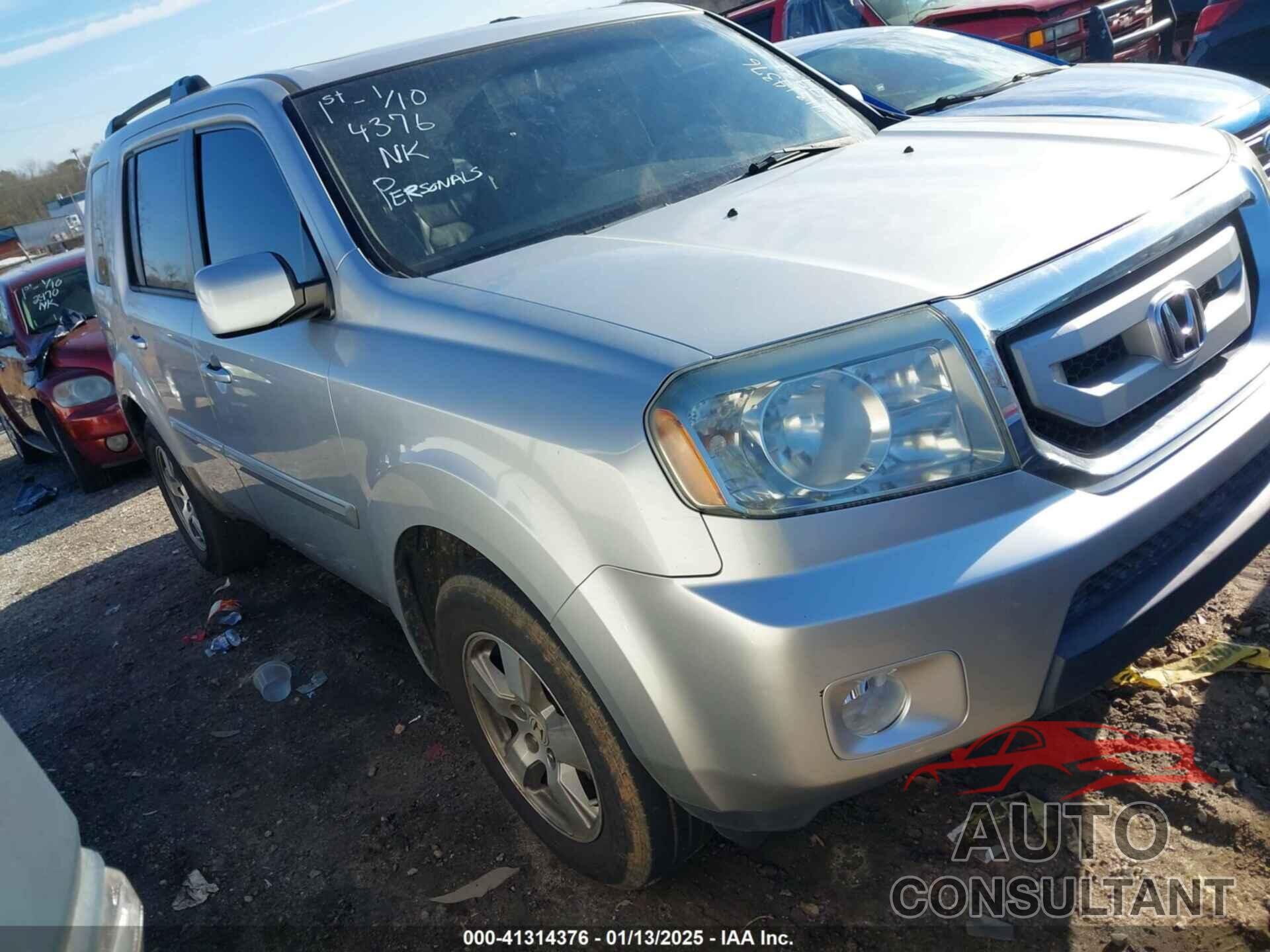 HONDA PILOT 2010 - 5FNYF3H65AB017939