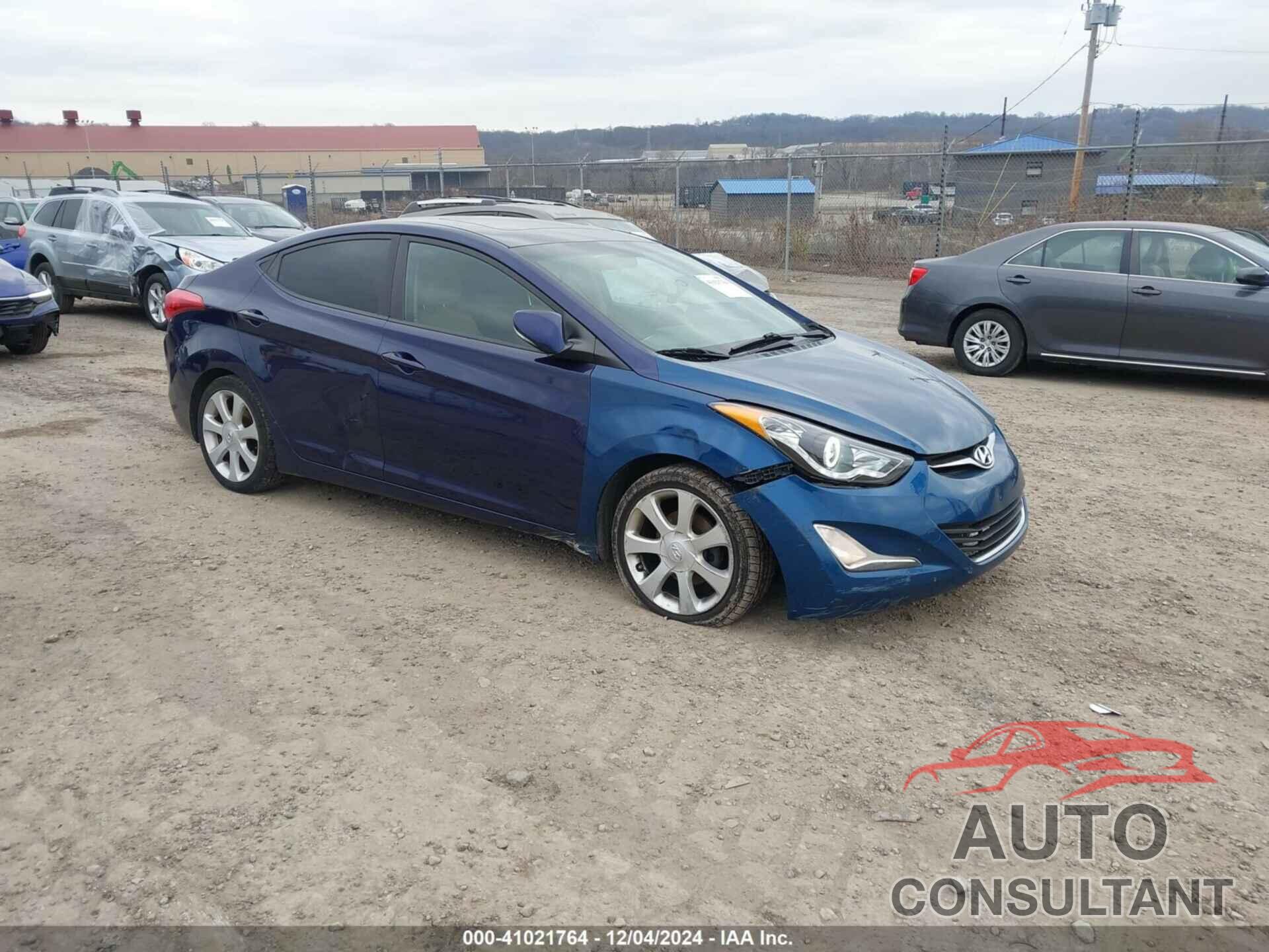 HYUNDAI ELANTRA 2013 - 5NPDH4AE4DH374034