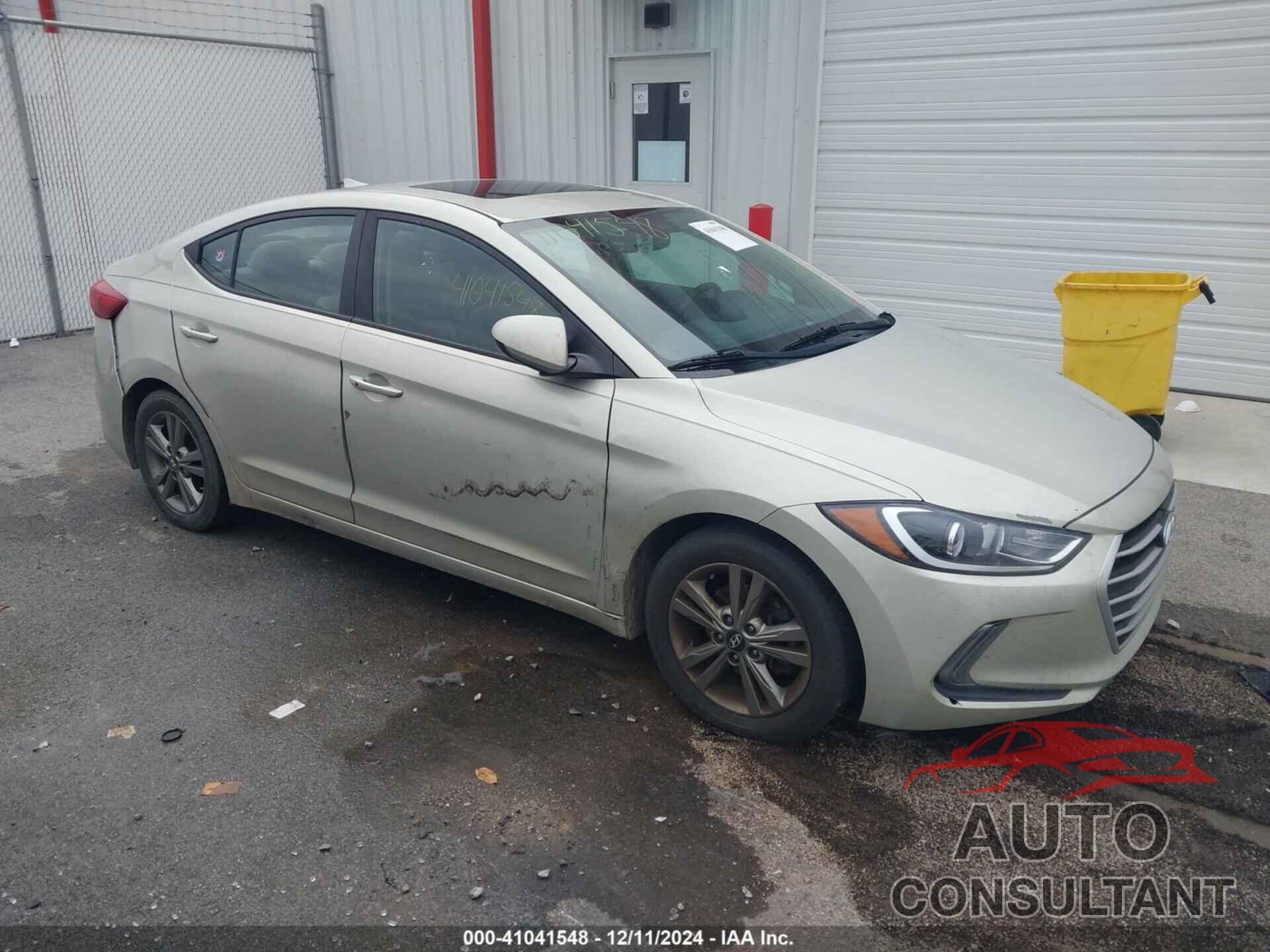 HYUNDAI ELANTRA 2017 - 5NPD84LF7HH190346