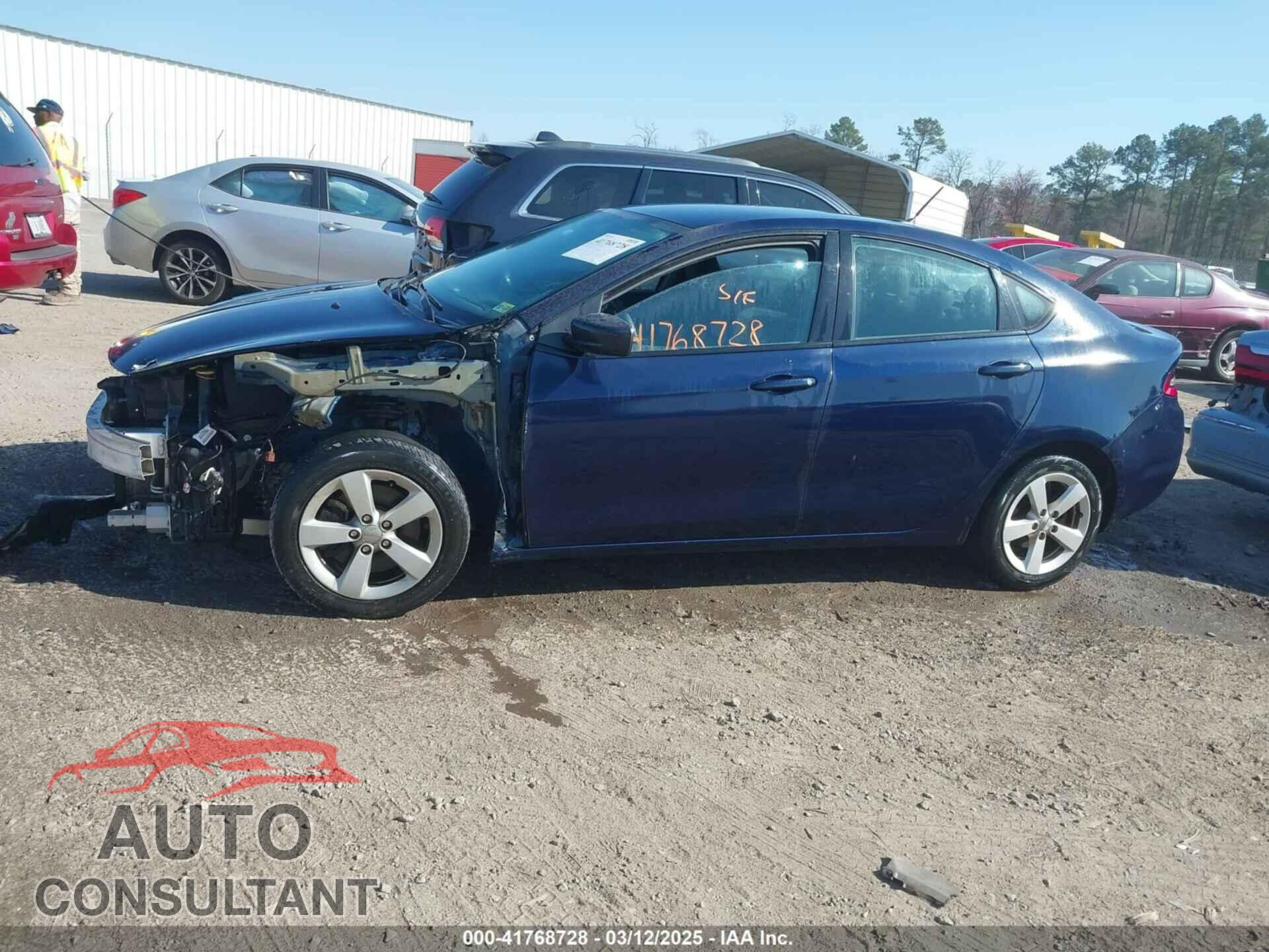 DODGE DART 2015 - 1C3CDFBB1FD128465