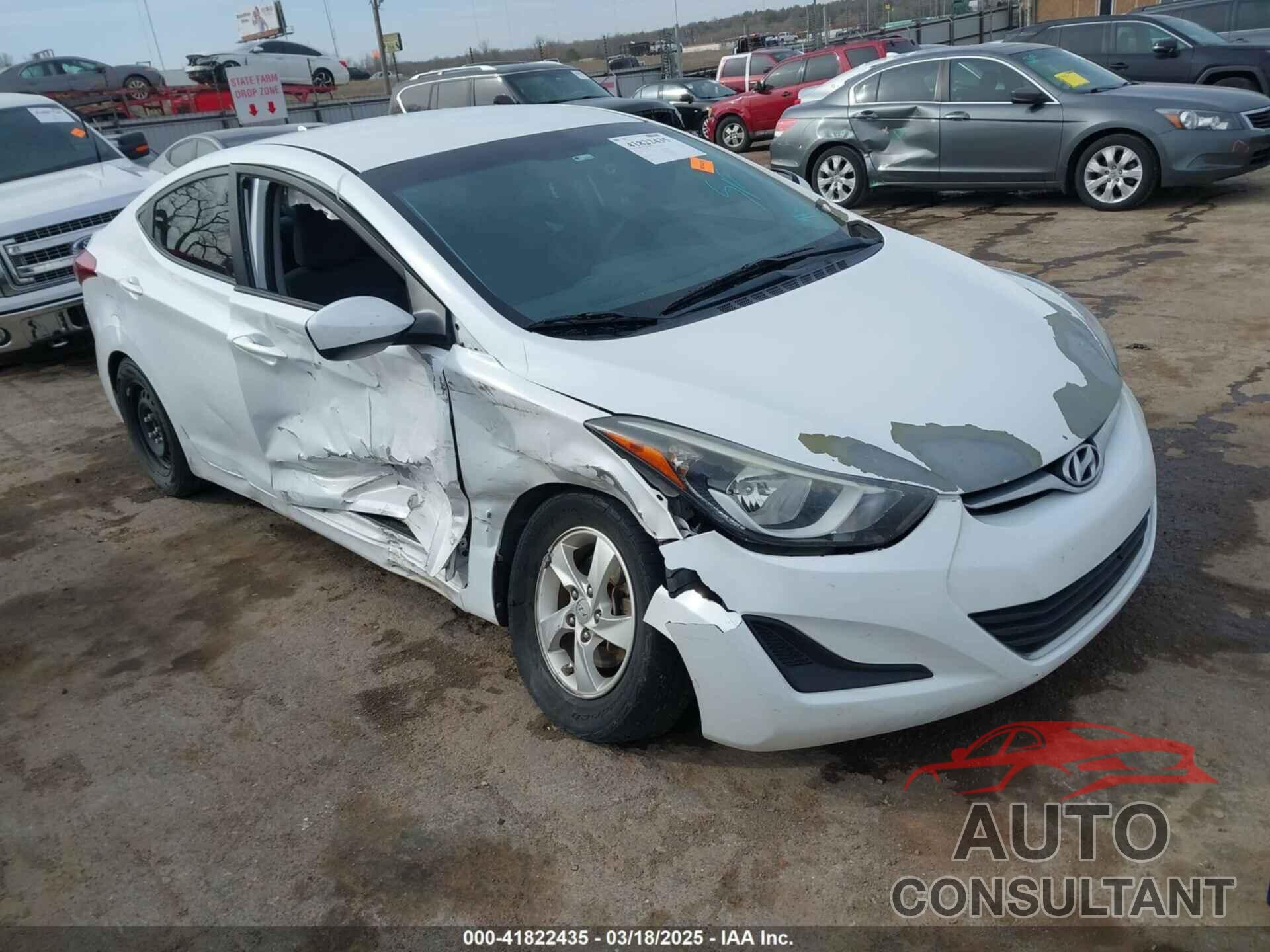 HYUNDAI ELANTRA 2015 - 5NPDH4AE4FH591540