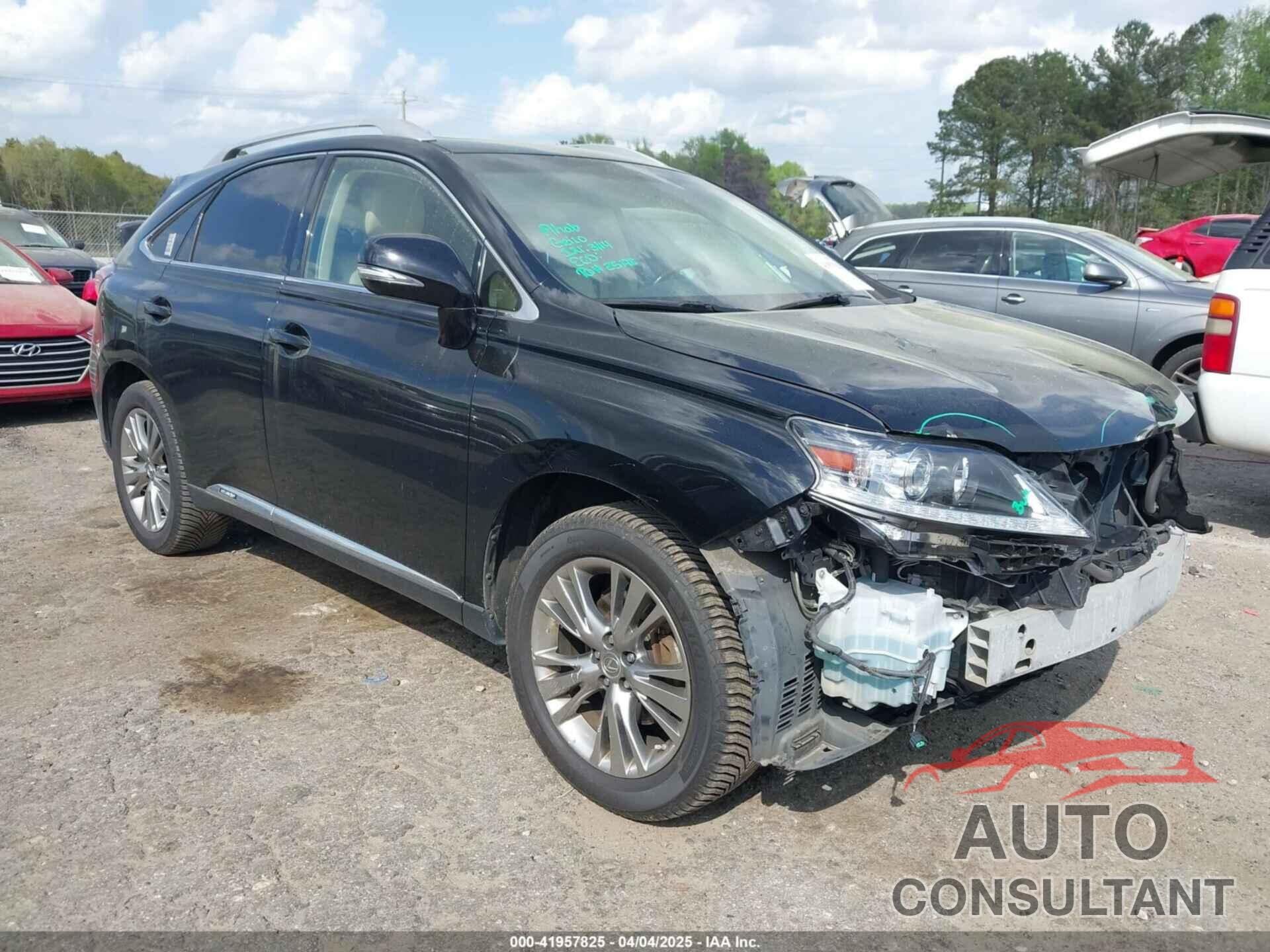 LEXUS RX 450H 2013 - JTJBC1BA1D2058718