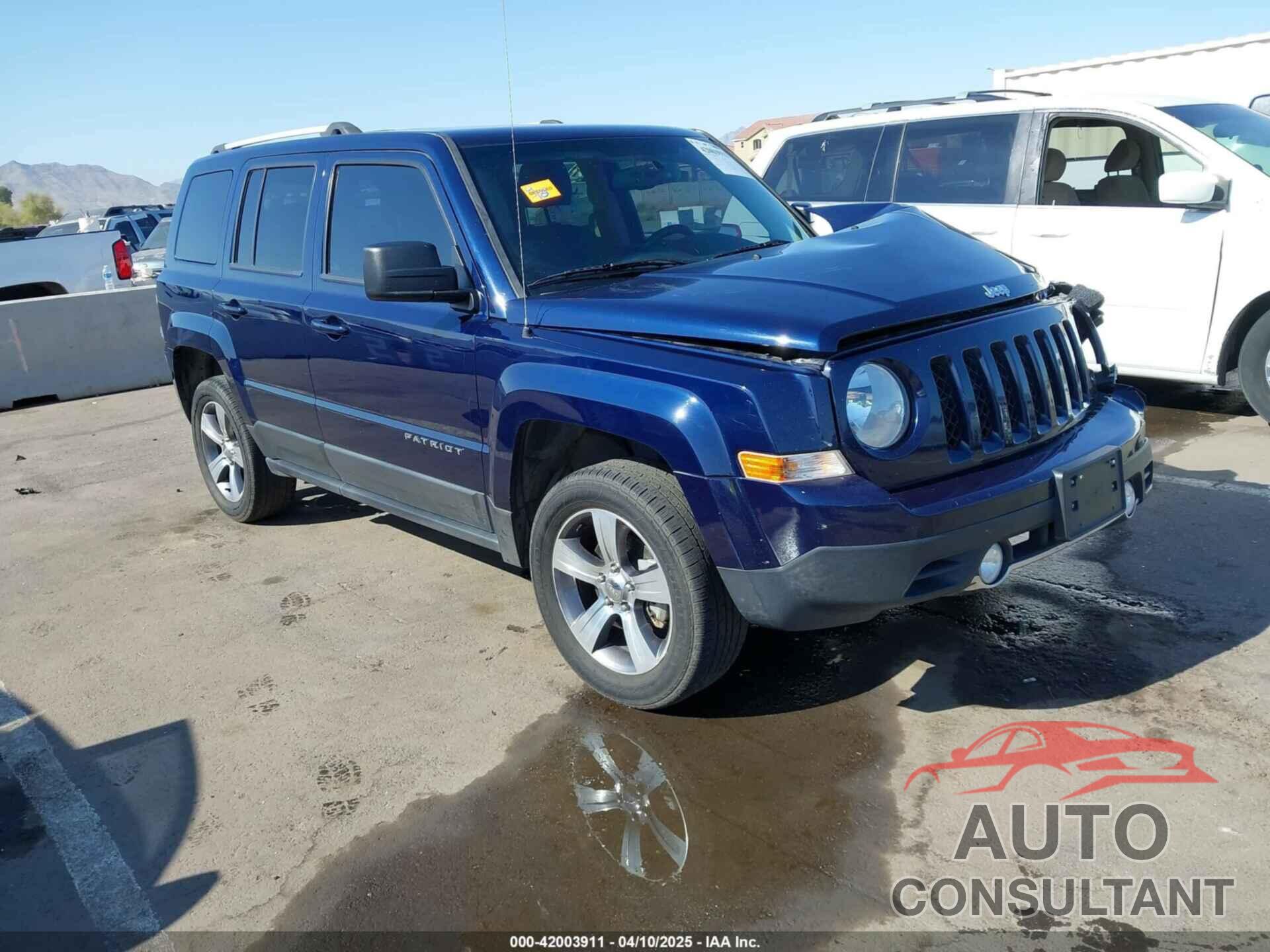 JEEP PATRIOT 2017 - 1C4NJRFBXHD135393