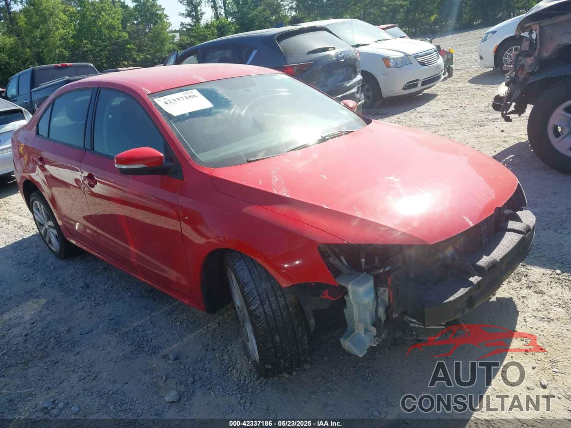 VOLKSWAGEN JETTA 2012 - 3VWDP7AJ8CM372861