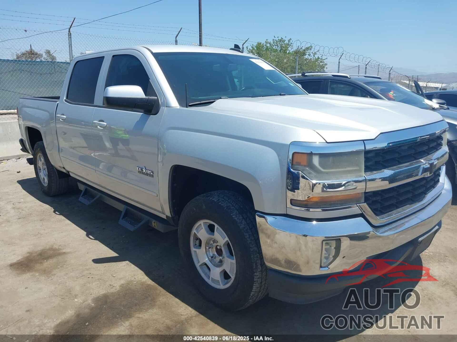 CHEVROLET SILVERADO 1500 2016 - 3GCPCREC6GG208323