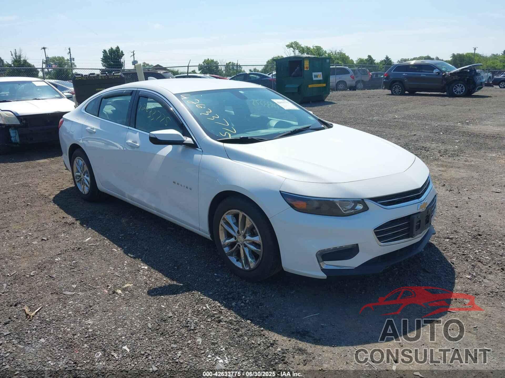CHEVROLET MALIBU 2016 - 1G1ZE5ST4GF225938
