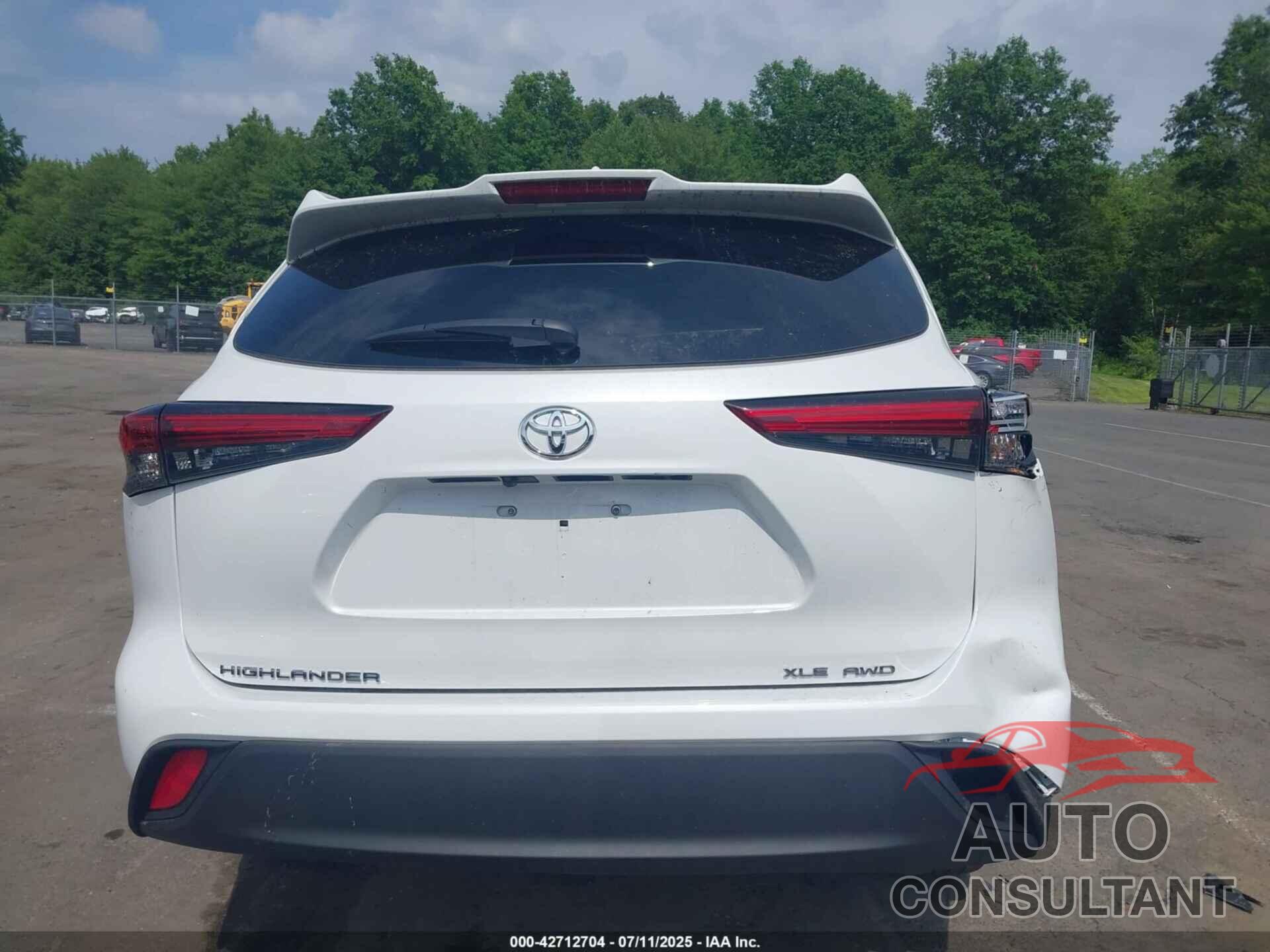 TOYOTA HIGHLANDER 2022 - 5TDGZRBH4NS241575