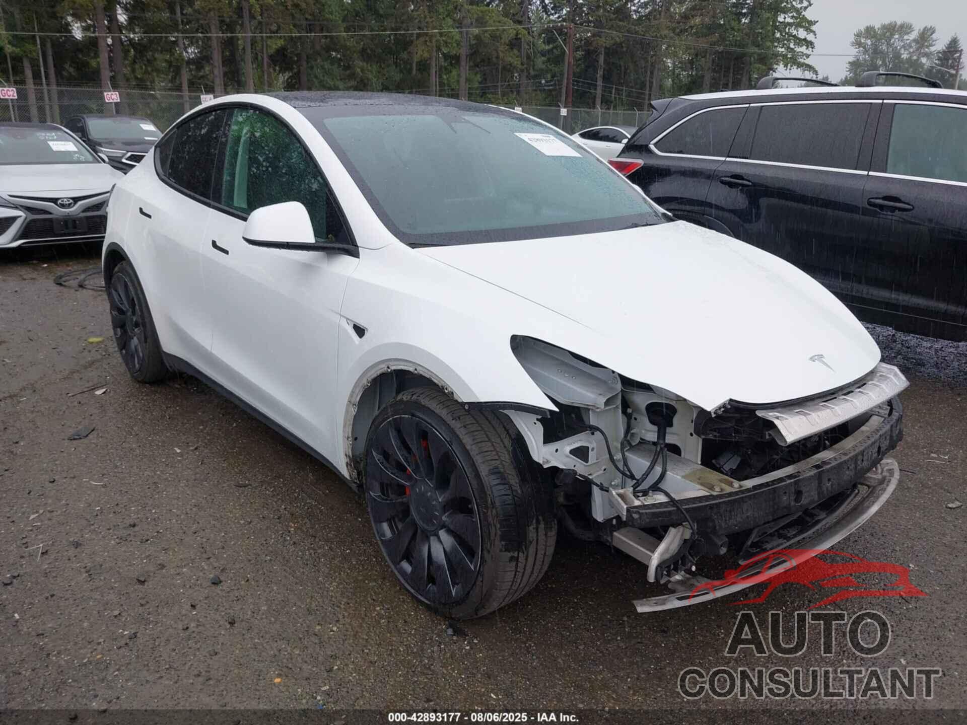 TESLA MODEL Y 2022 - 7SAYGDEF8NF345467