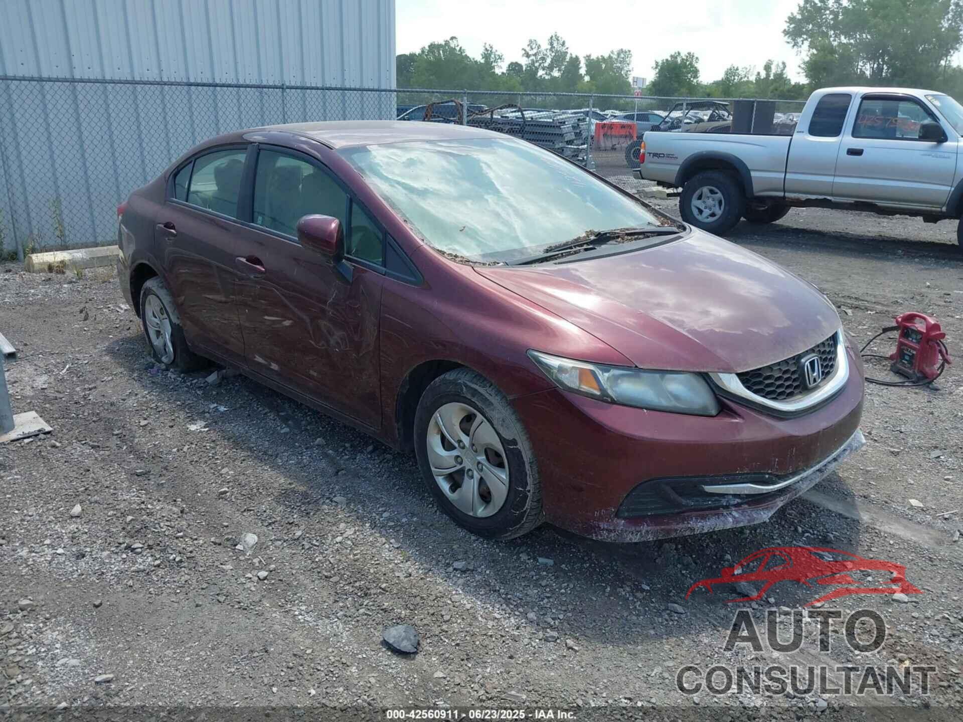HONDA CIVIC 2014 - 19XFB2F54EE070649