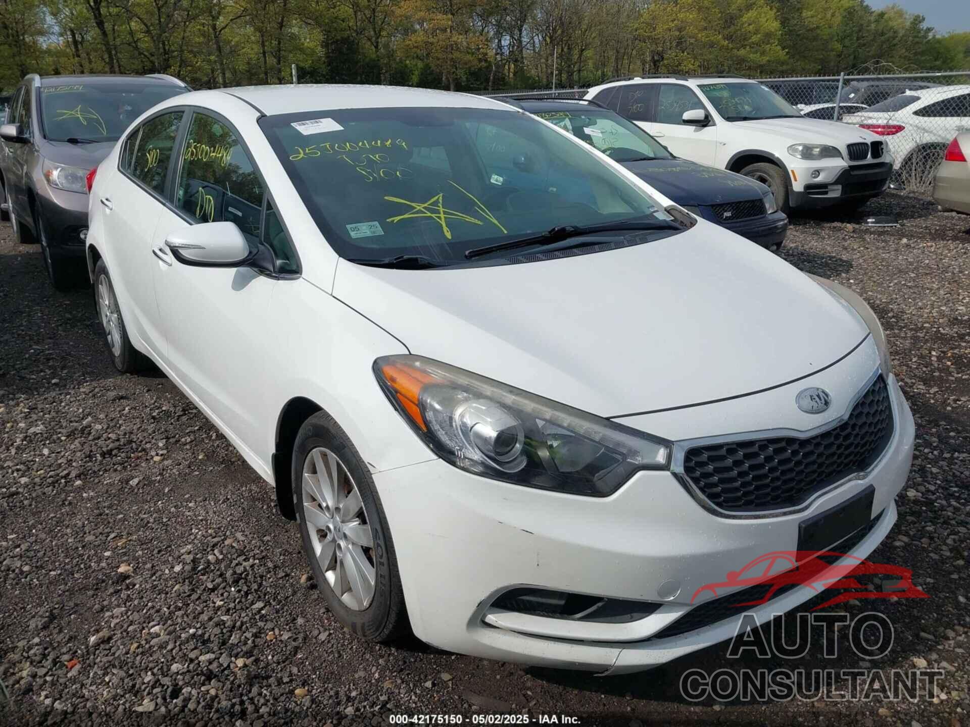 KIA FORTE 2014 - KNAFX4A86E5162594