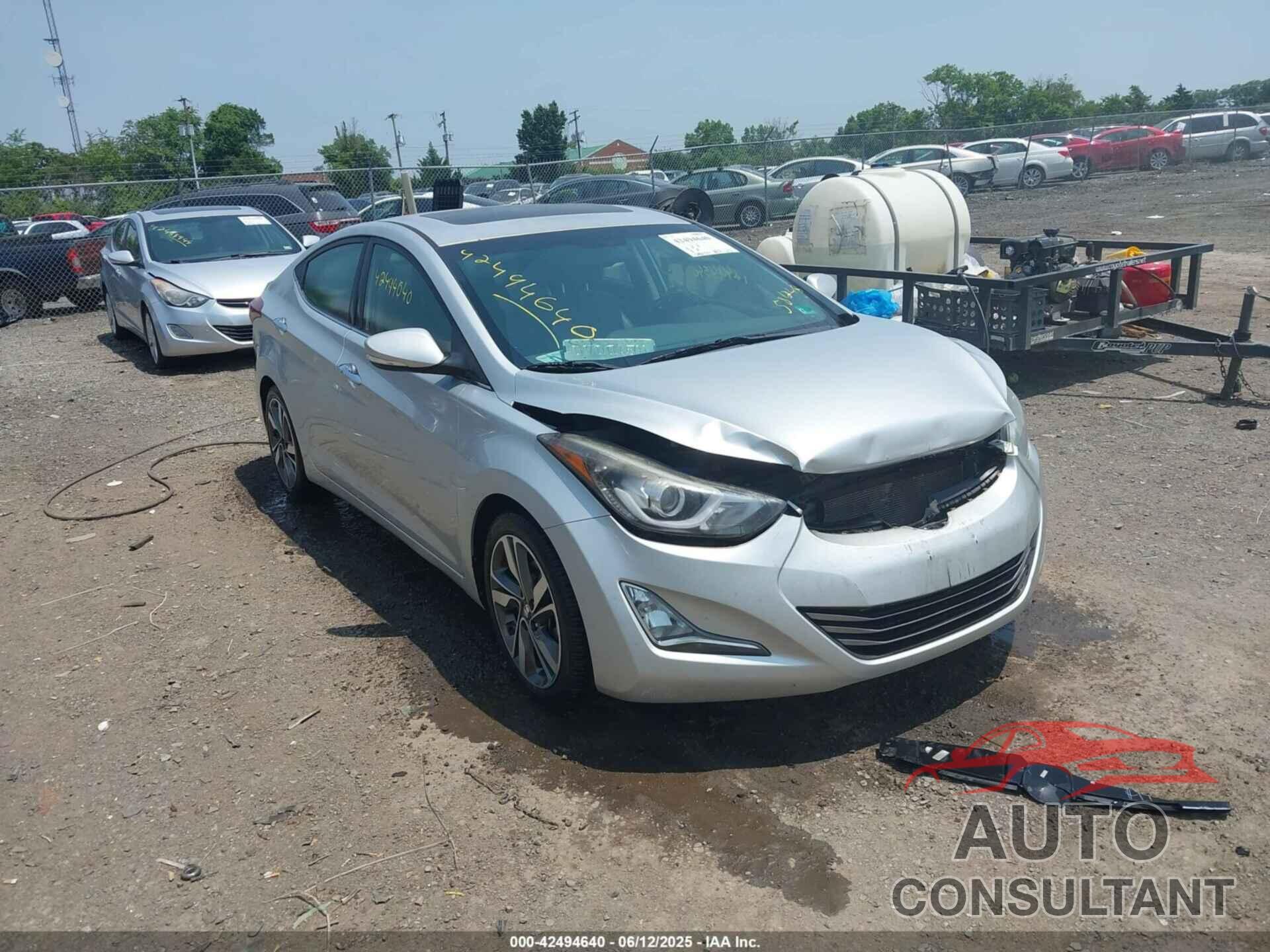 HYUNDAI ELANTRA 2015 - 5NPDH4AE2FH581248