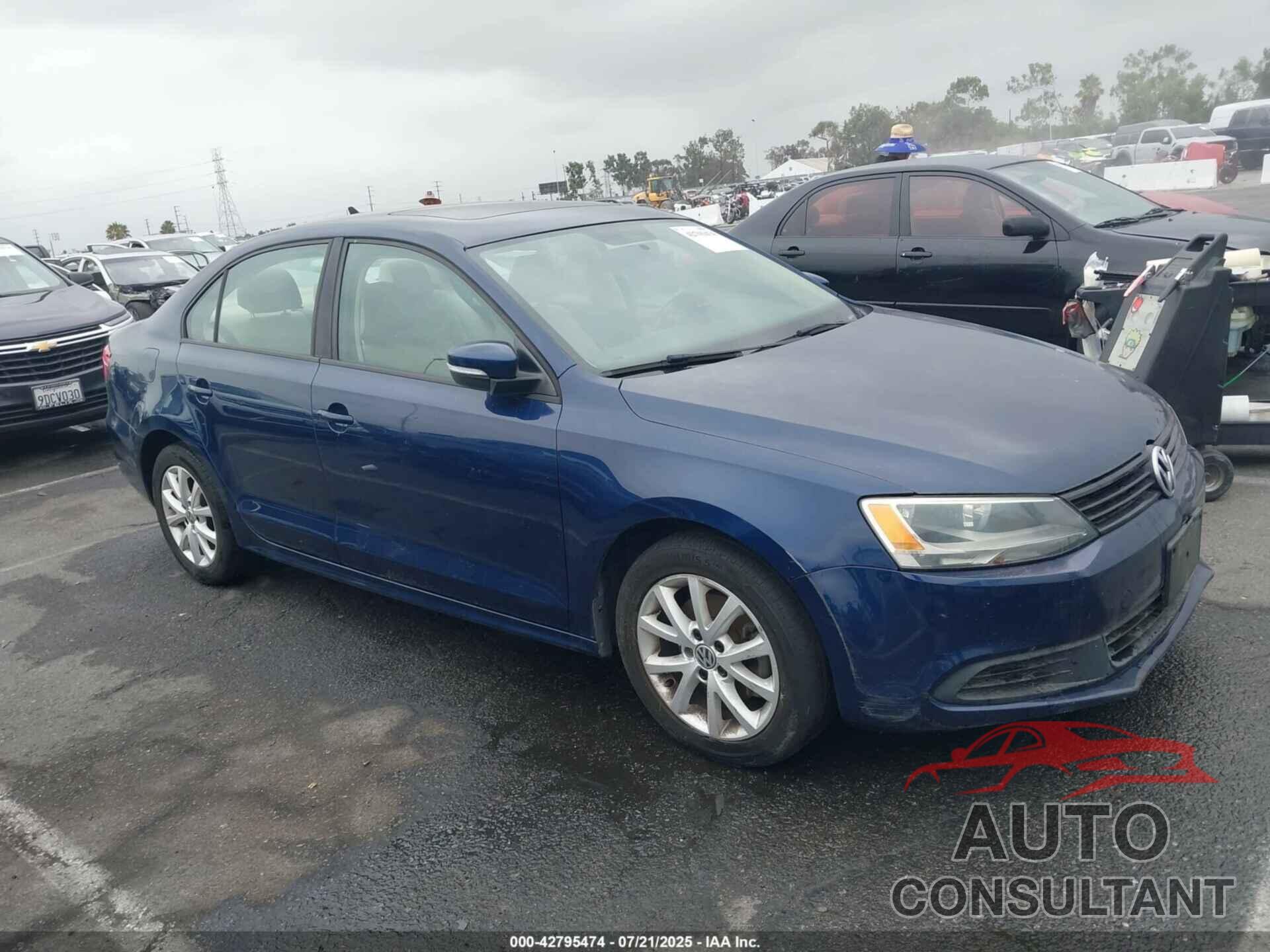 VOLKSWAGEN JETTA 2012 - 3VWDP7AJ3CM470888