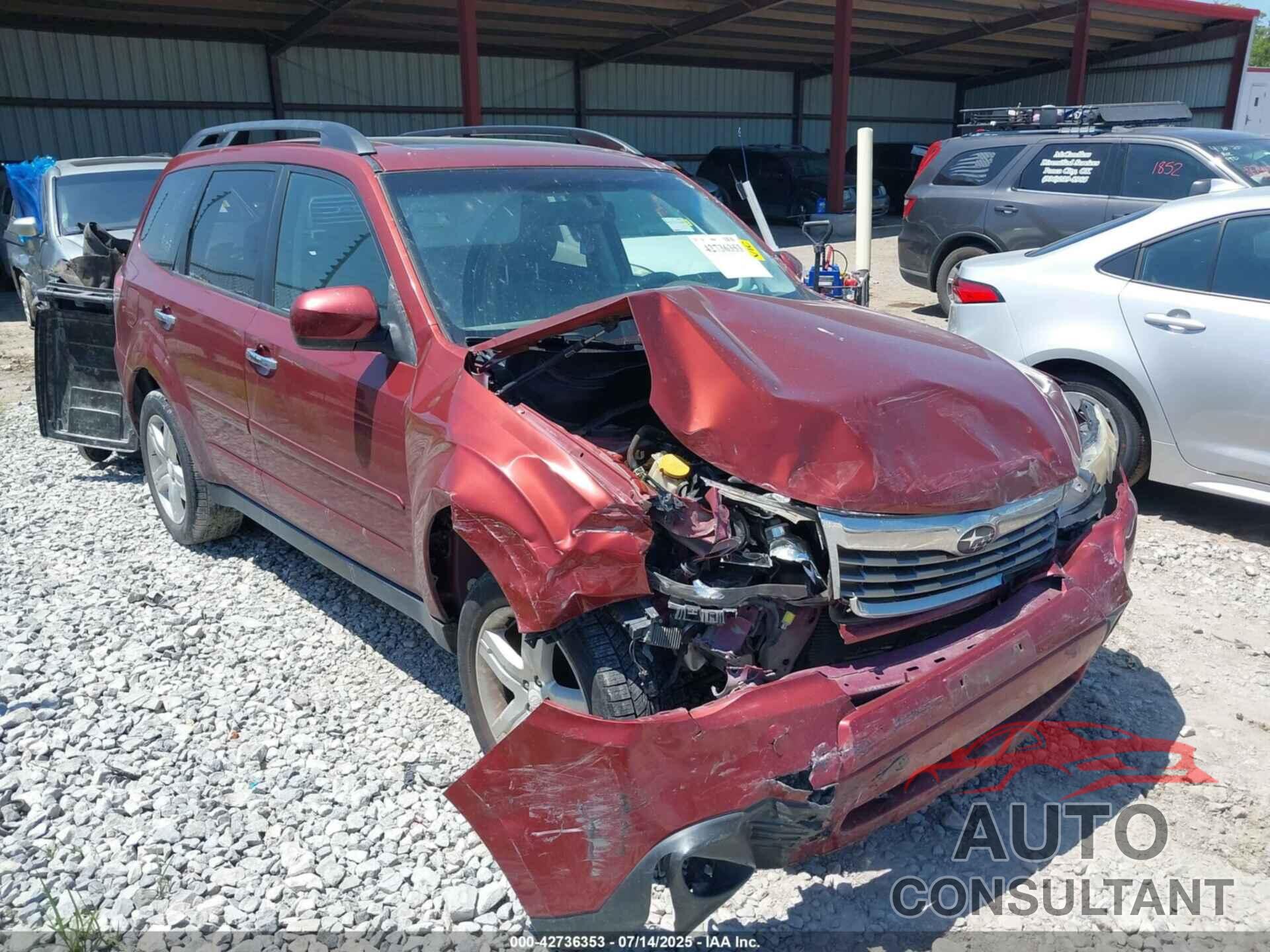 SUBARU FORESTER 2010 - JF2SH6CC0AH784405