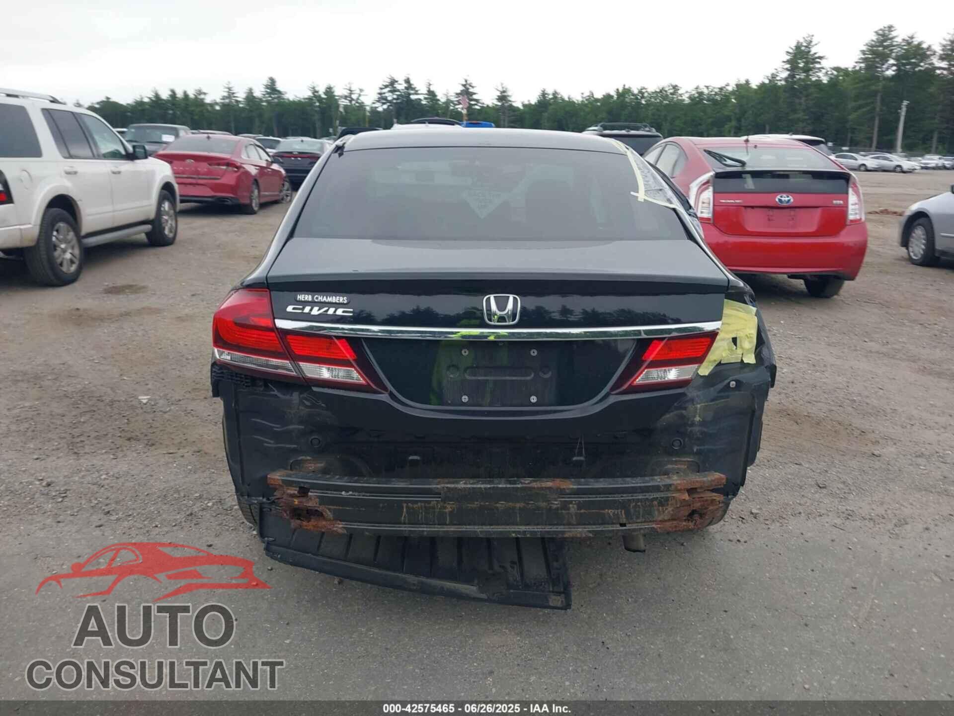 HONDA CIVIC 2013 - 19XFB2F94DE279813