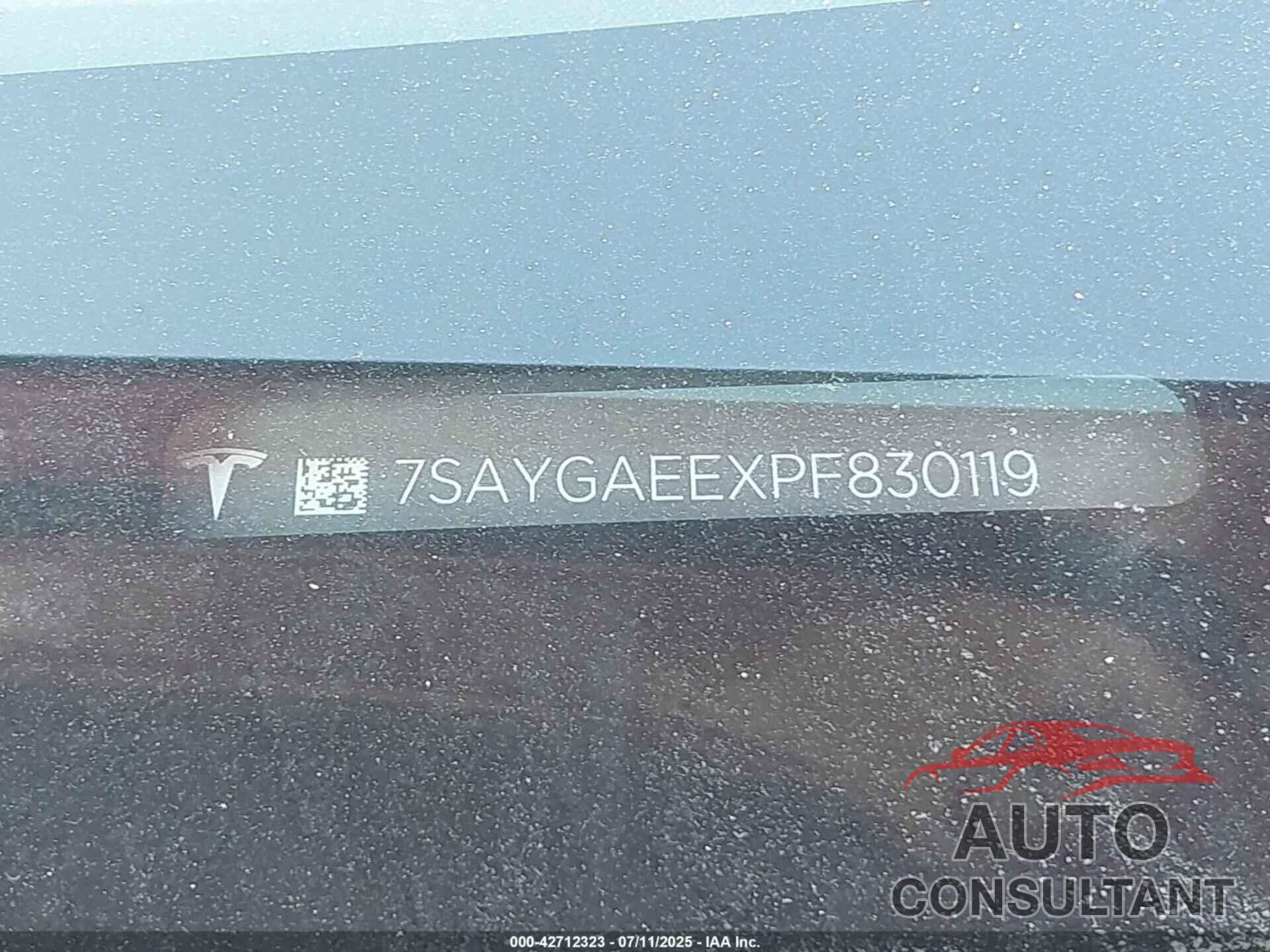 TESLA MODEL Y 2023 - 7SAYGAEEXPF830119