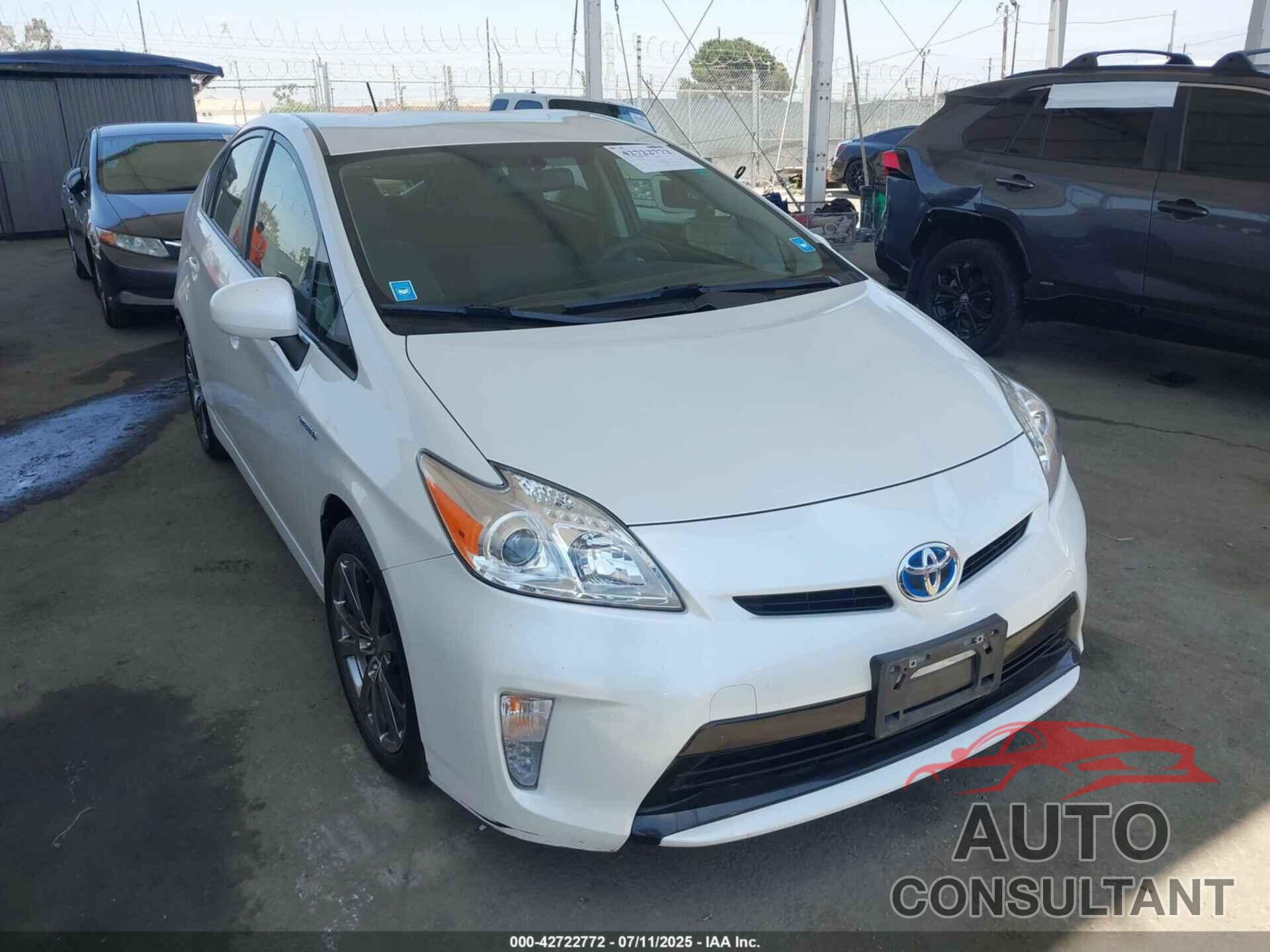 TOYOTA PRIUS 2014 - JTDKN3DU6E1836521