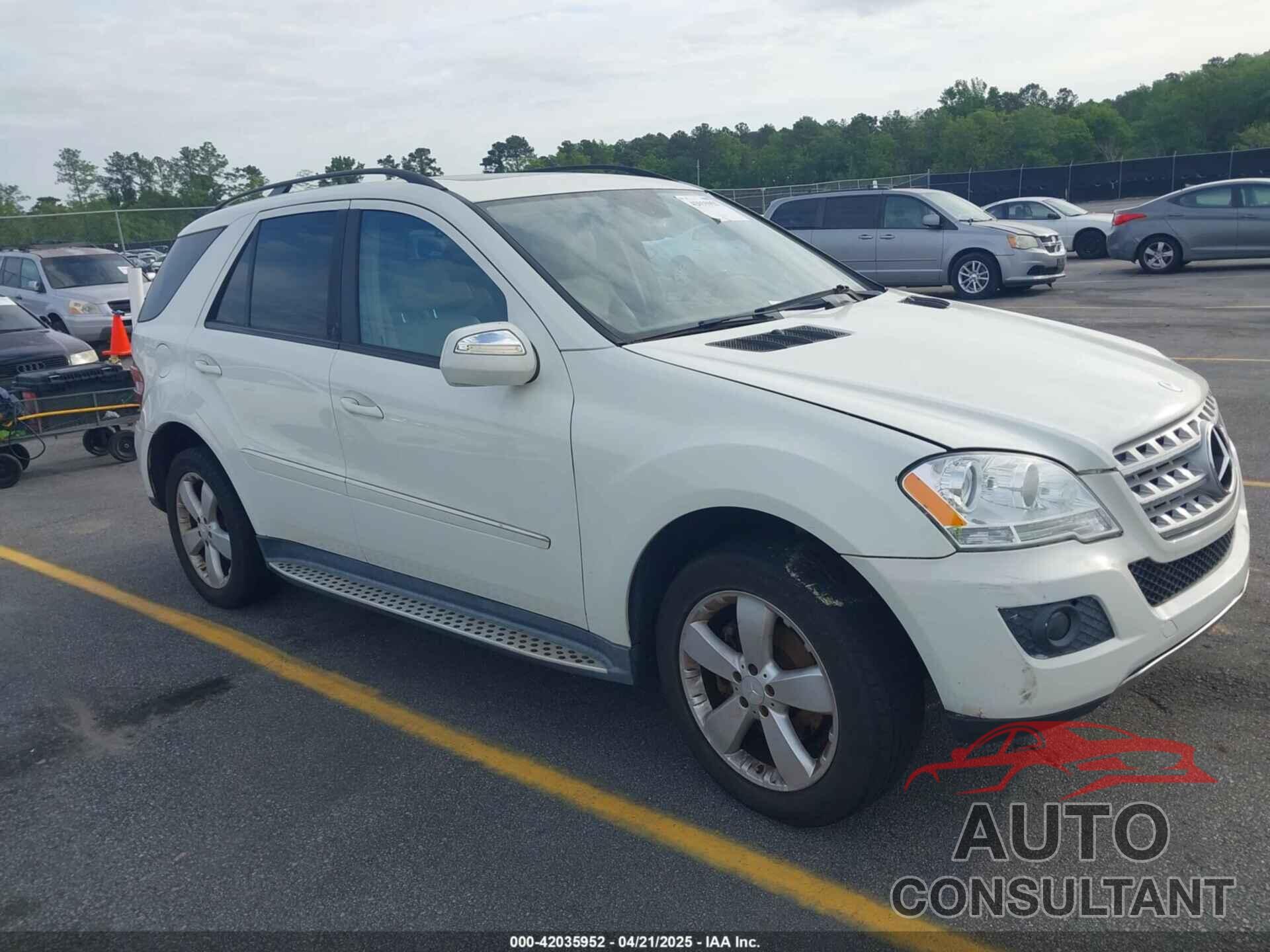 MERCEDES-BENZ ML 350 2009 - 4JGBB56E09A528241
