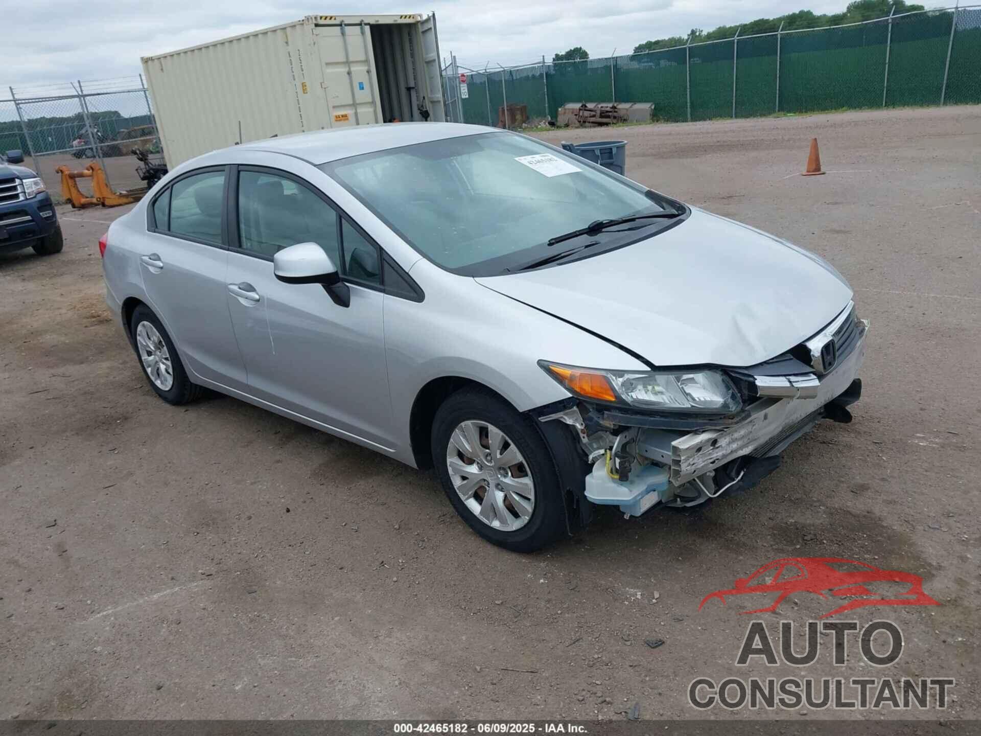 HONDA CIVIC 2012 - 2HGFB2F5XCH327946