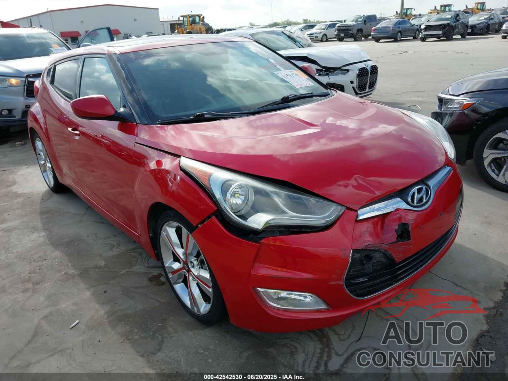 HYUNDAI VELOSTER 2016 - KMHTC6AD2GU257927