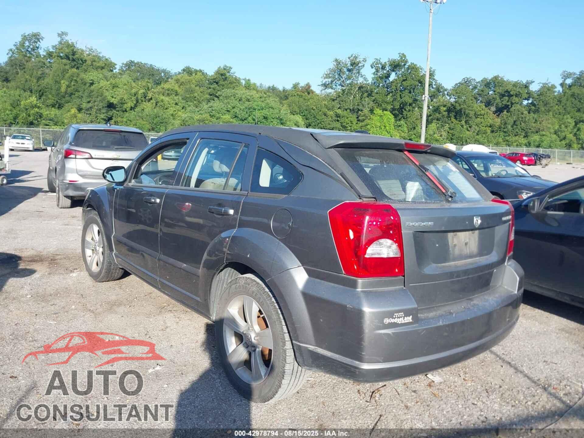DODGE CALIBER 2012 - 1C3CDWDA1CD533273