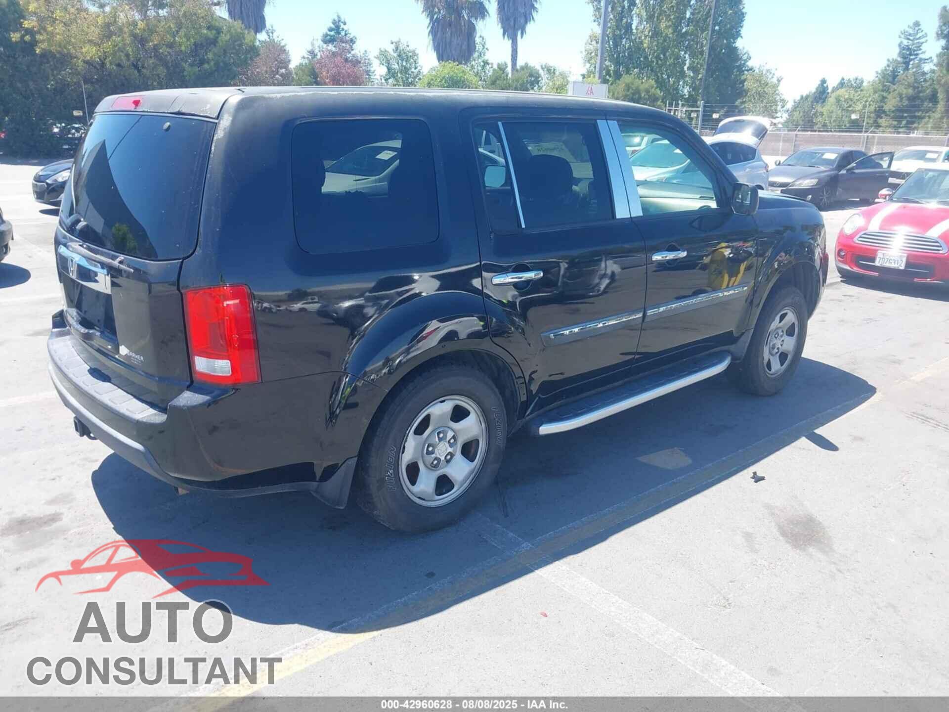 HONDA PILOT 2011 - 5FNYF3H24BB031815
