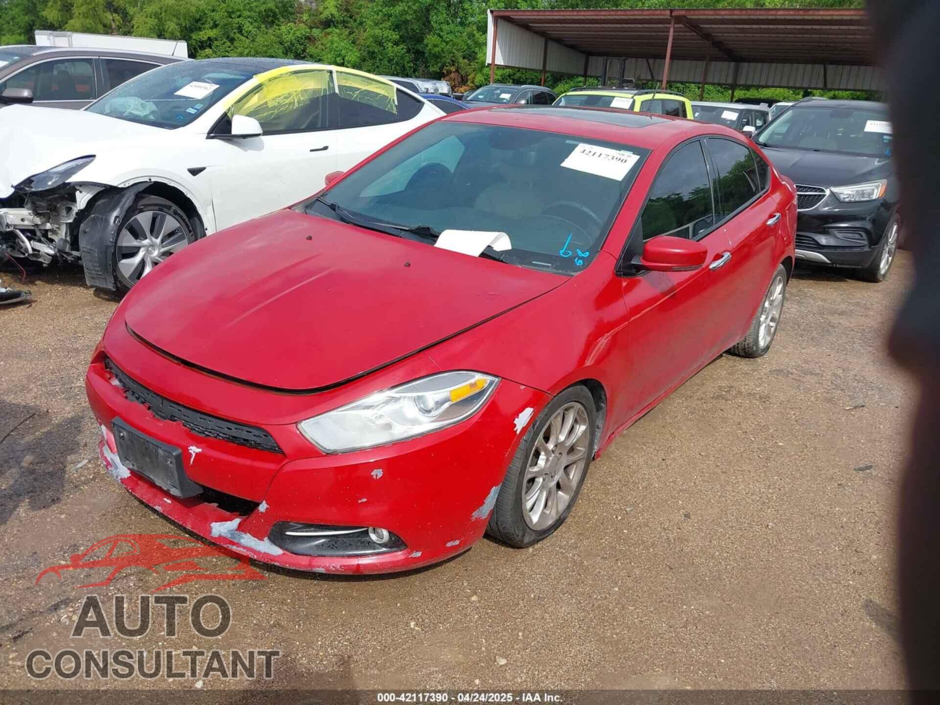 DODGE DART 2013 - 1C3CDFCH0DD293164