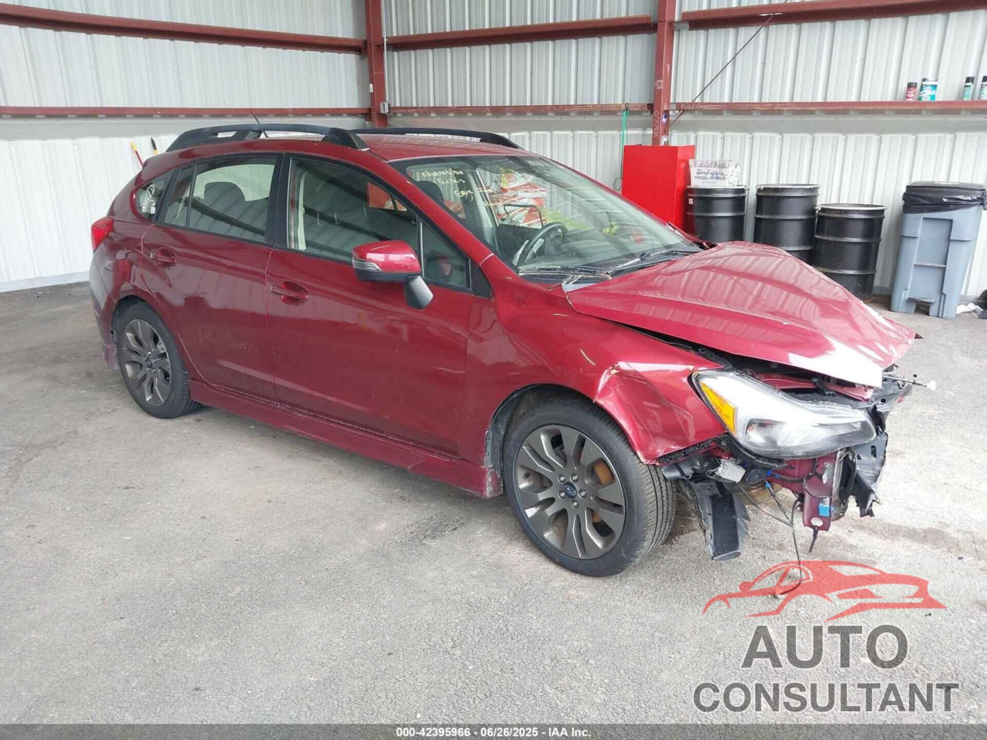 SUBARU IMPREZA 2015 - JF1GPAT68F8300255