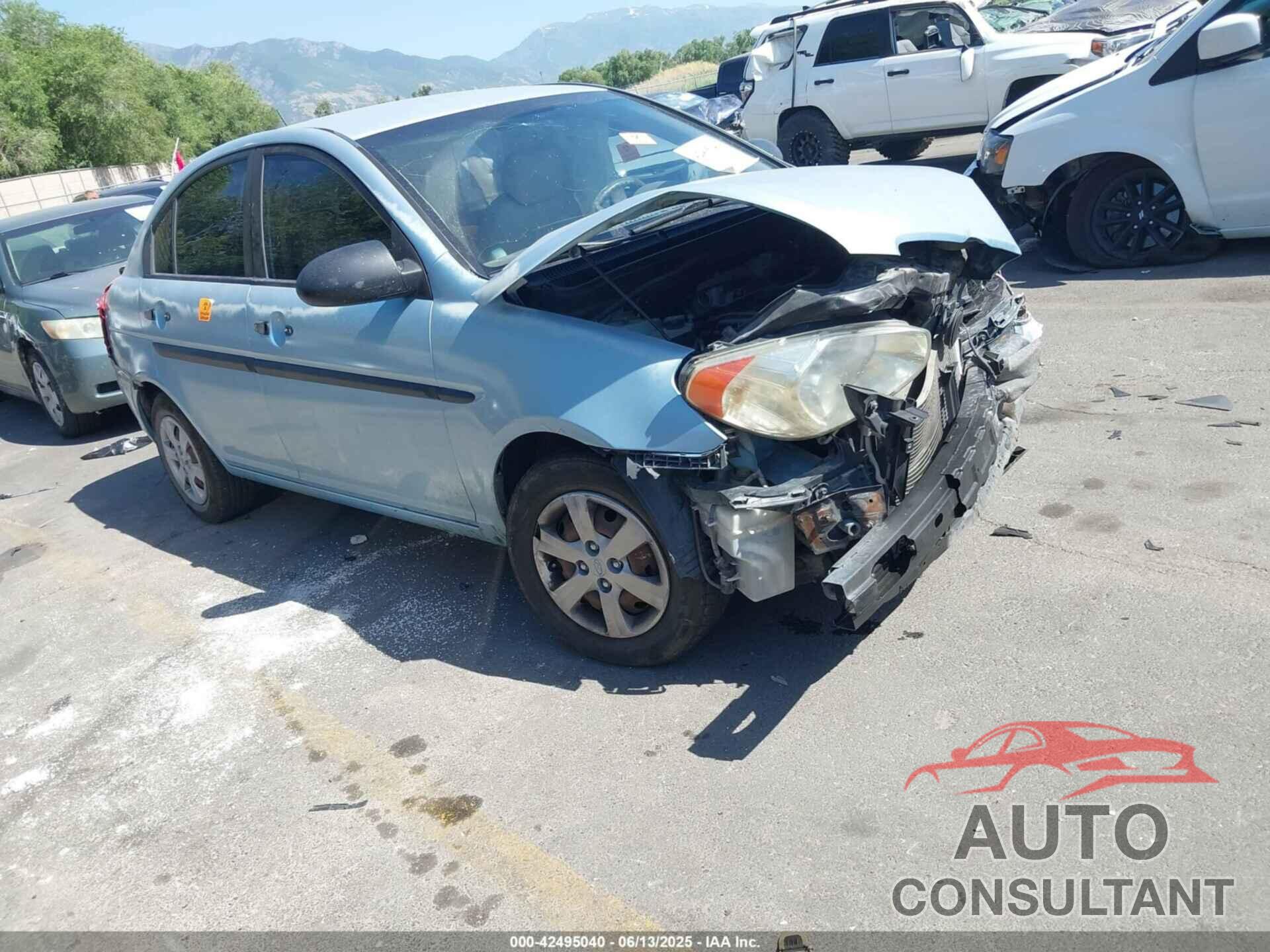 HYUNDAI ACCENT 2009 - KMHCM46C99U291254