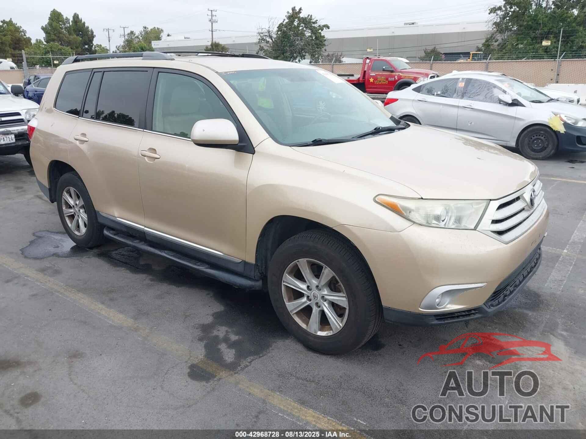 TOYOTA HIGHLANDER 2011 - 5TDZK3EH2BS040940