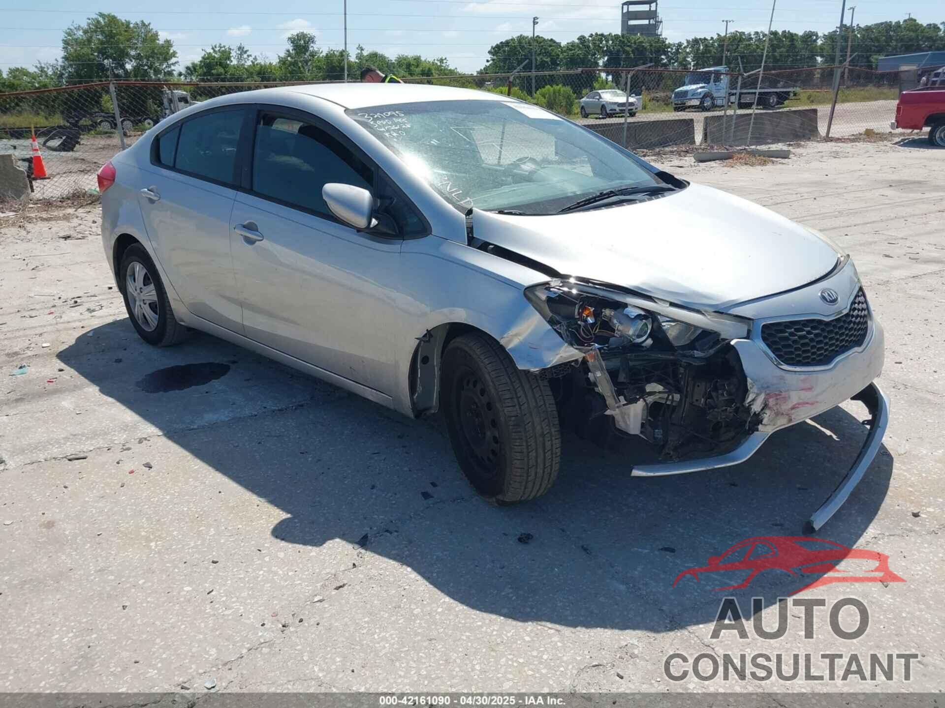 KIA FORTE 2014 - KNAFK4A6XE5160537