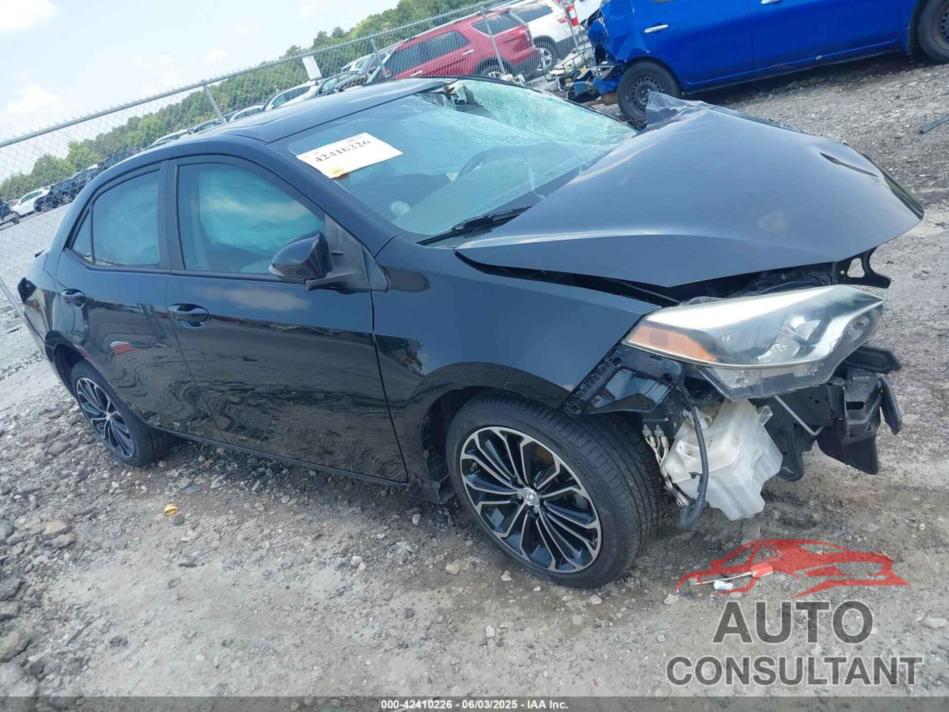 TOYOTA COROLLA 2015 - 2T1BURHE5FC406212