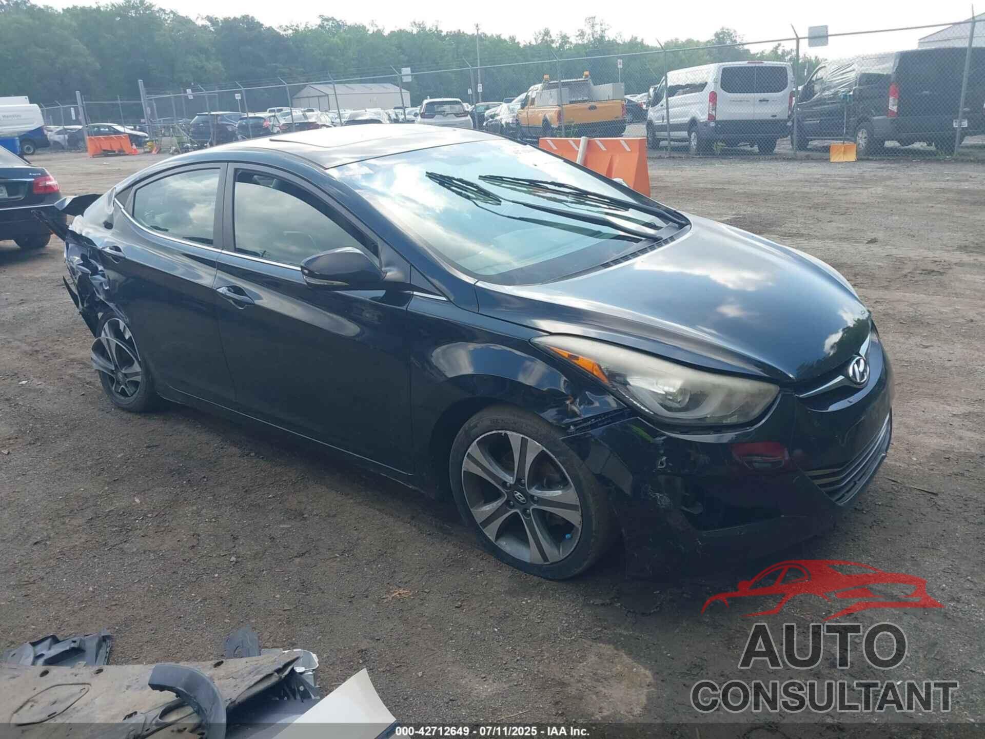 HYUNDAI ELANTRA 2015 - KMHDH4AH6FU422230