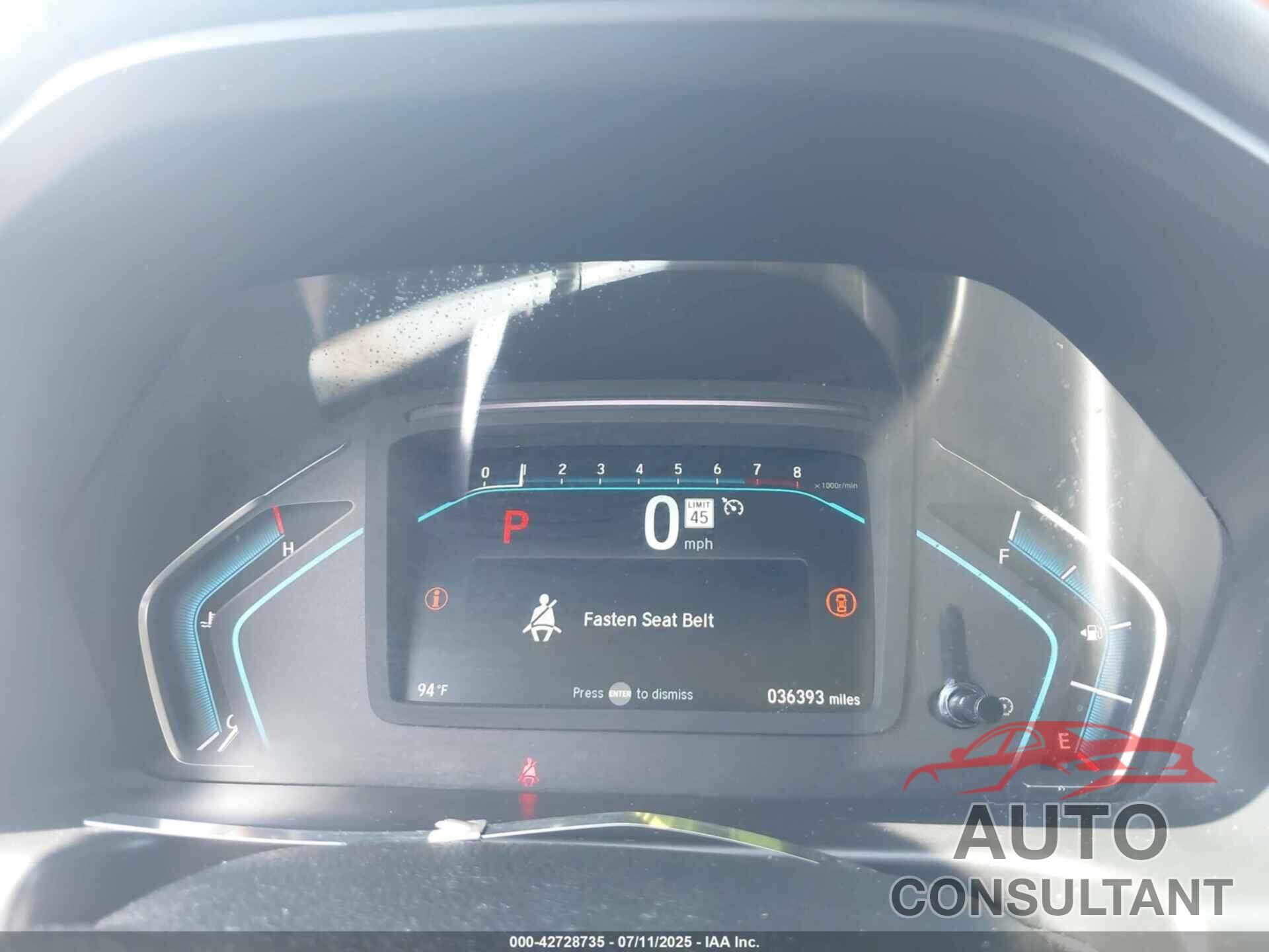 HONDA ODYSSEY 2023 - 5FNRL6H81PB068394