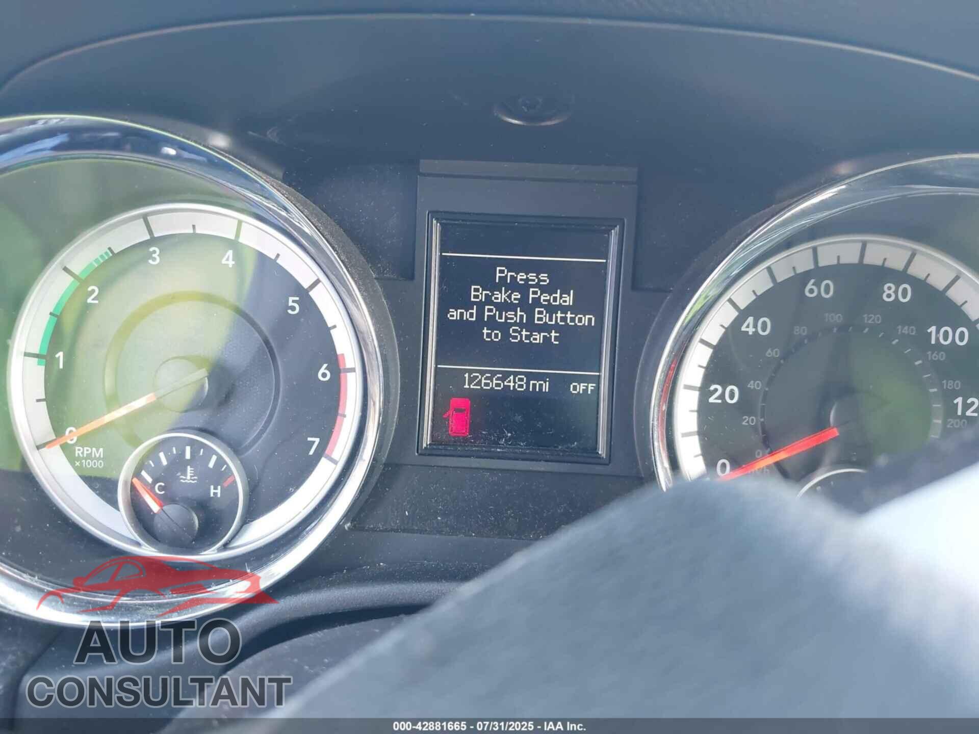 DODGE DURANGO 2013 - 1C4SDJCTXDC697013