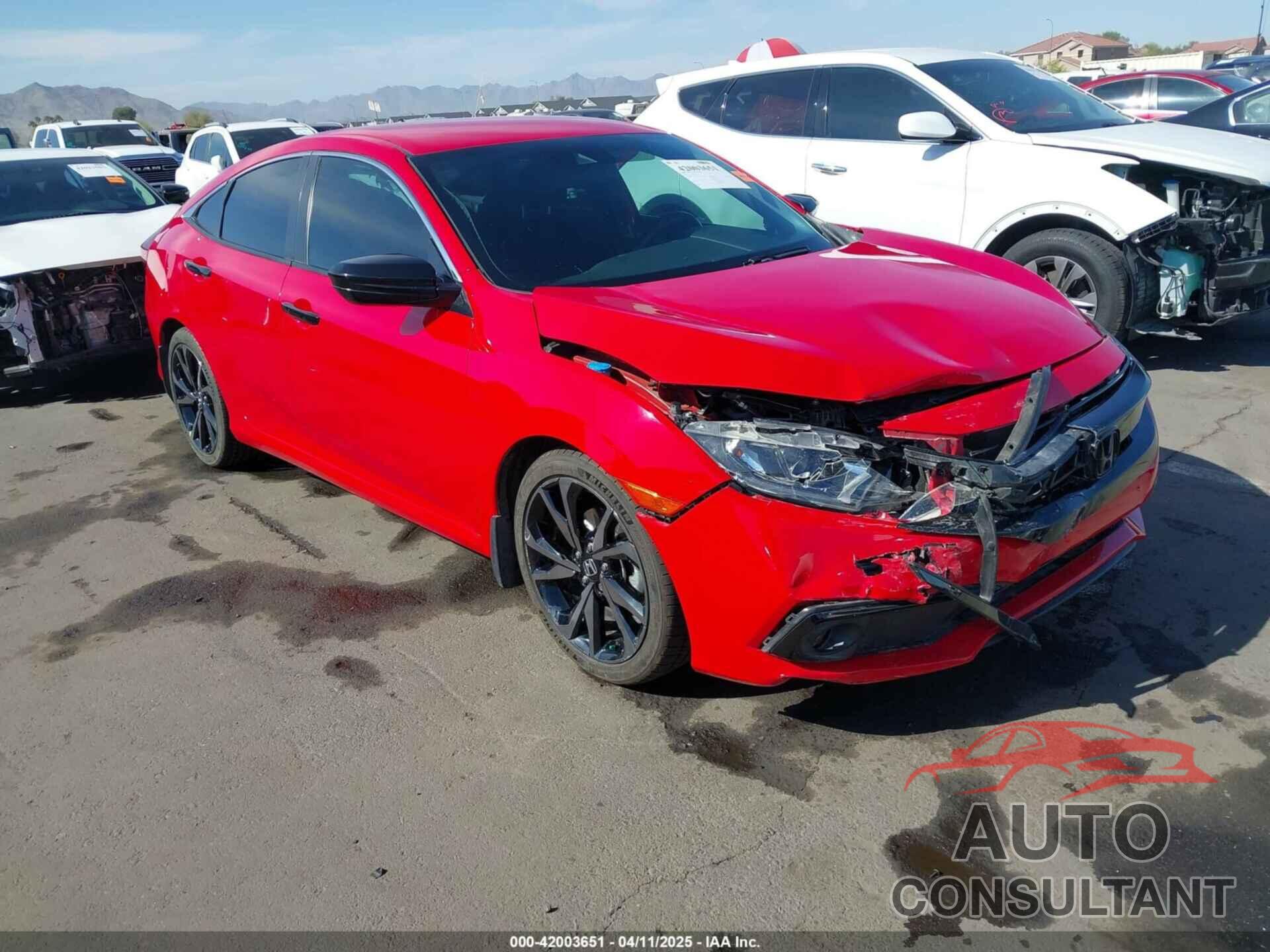 HONDA CIVIC 2020 - 2HGFC2F89LH506471