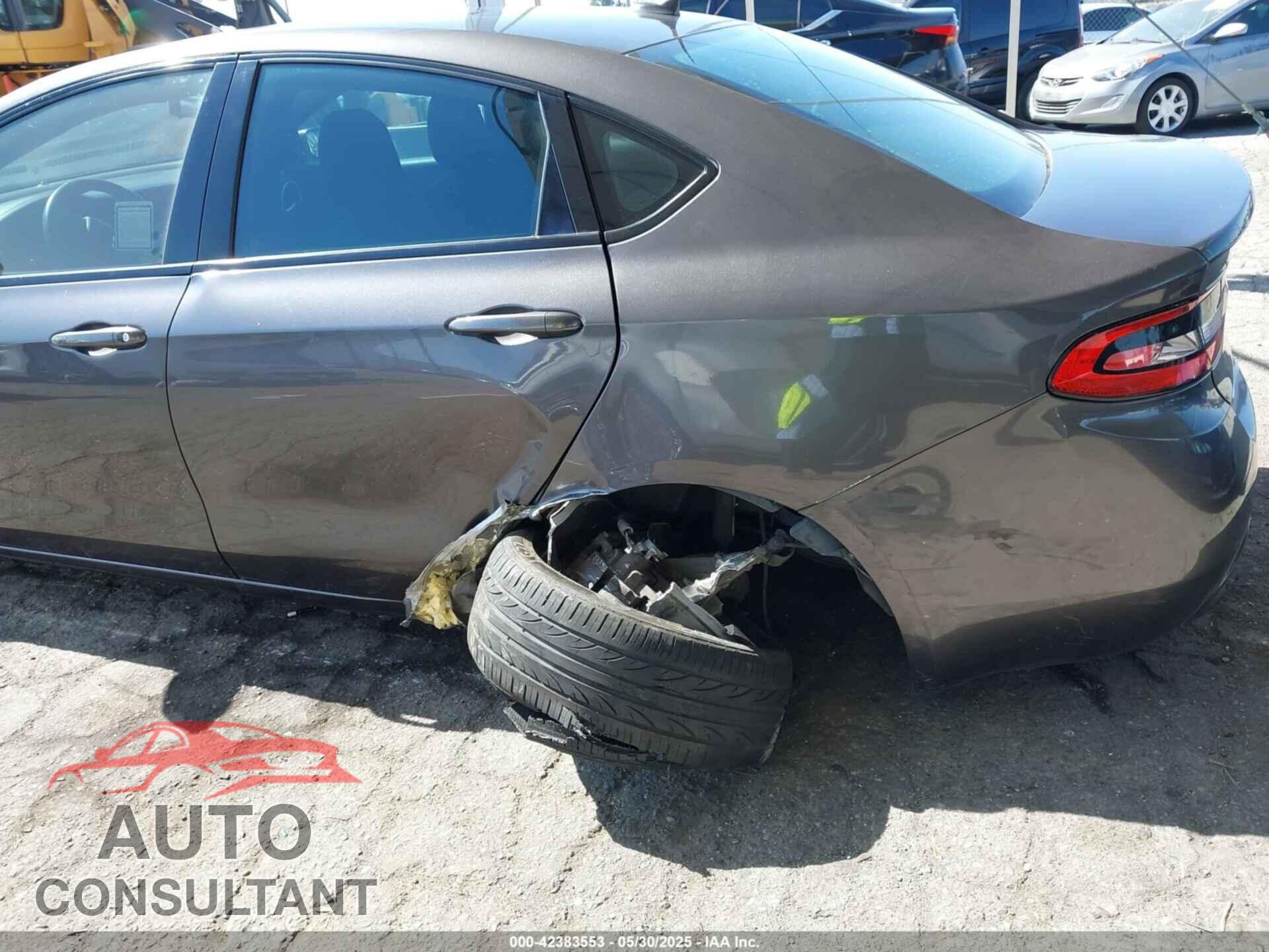 DODGE DART 2015 - 1C3CDFBB2FD165461