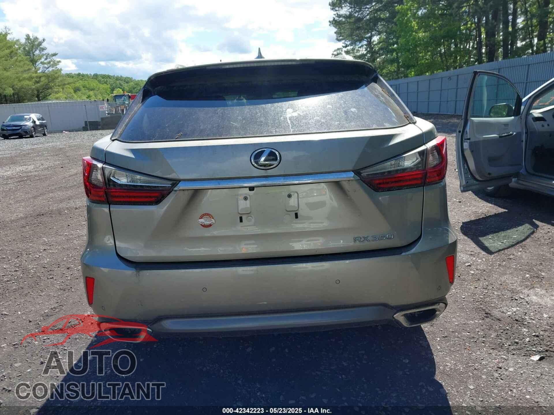 LEXUS RX 350 2019 - 2T2BZMCA5KC204565