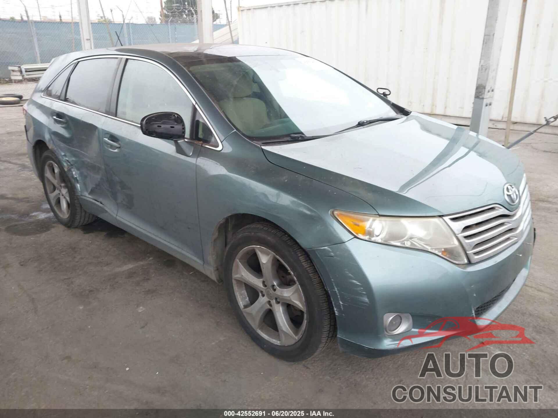 TOYOTA VENZA 2009 - 4T3ZK11A29U012898