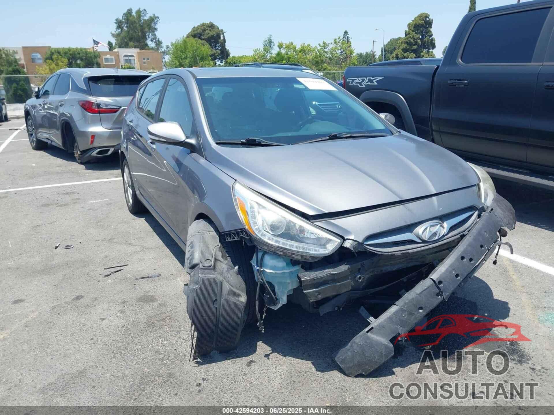 HYUNDAI ACCENT 2014 - KMHCU5AE6EU152403