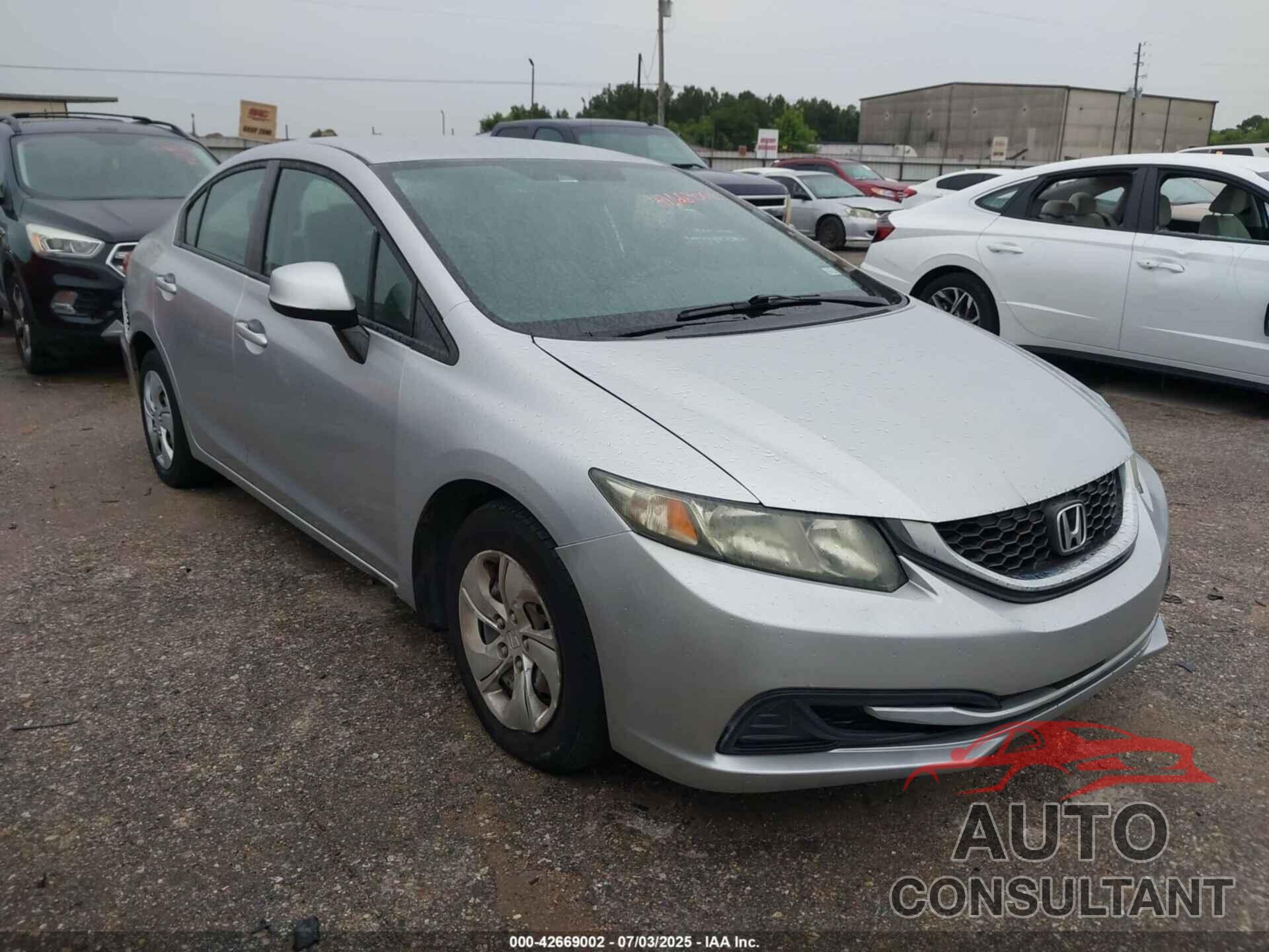 HONDA CIVIC 2013 - 19XFB2F54DE027234