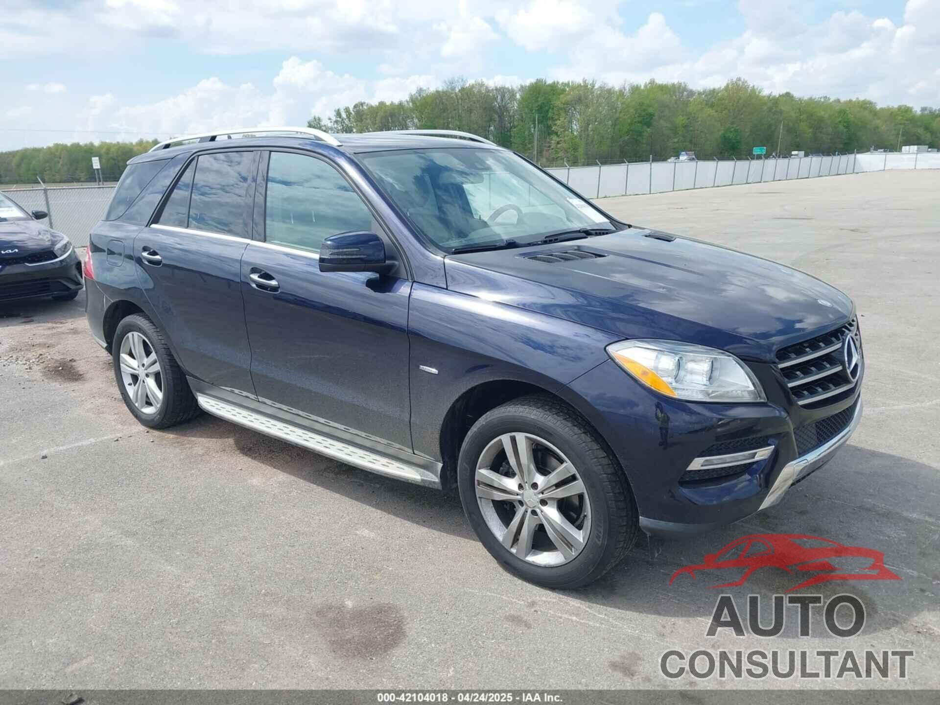 MERCEDES-BENZ ML 350 2012 - 4JGDA5HB8CA044050