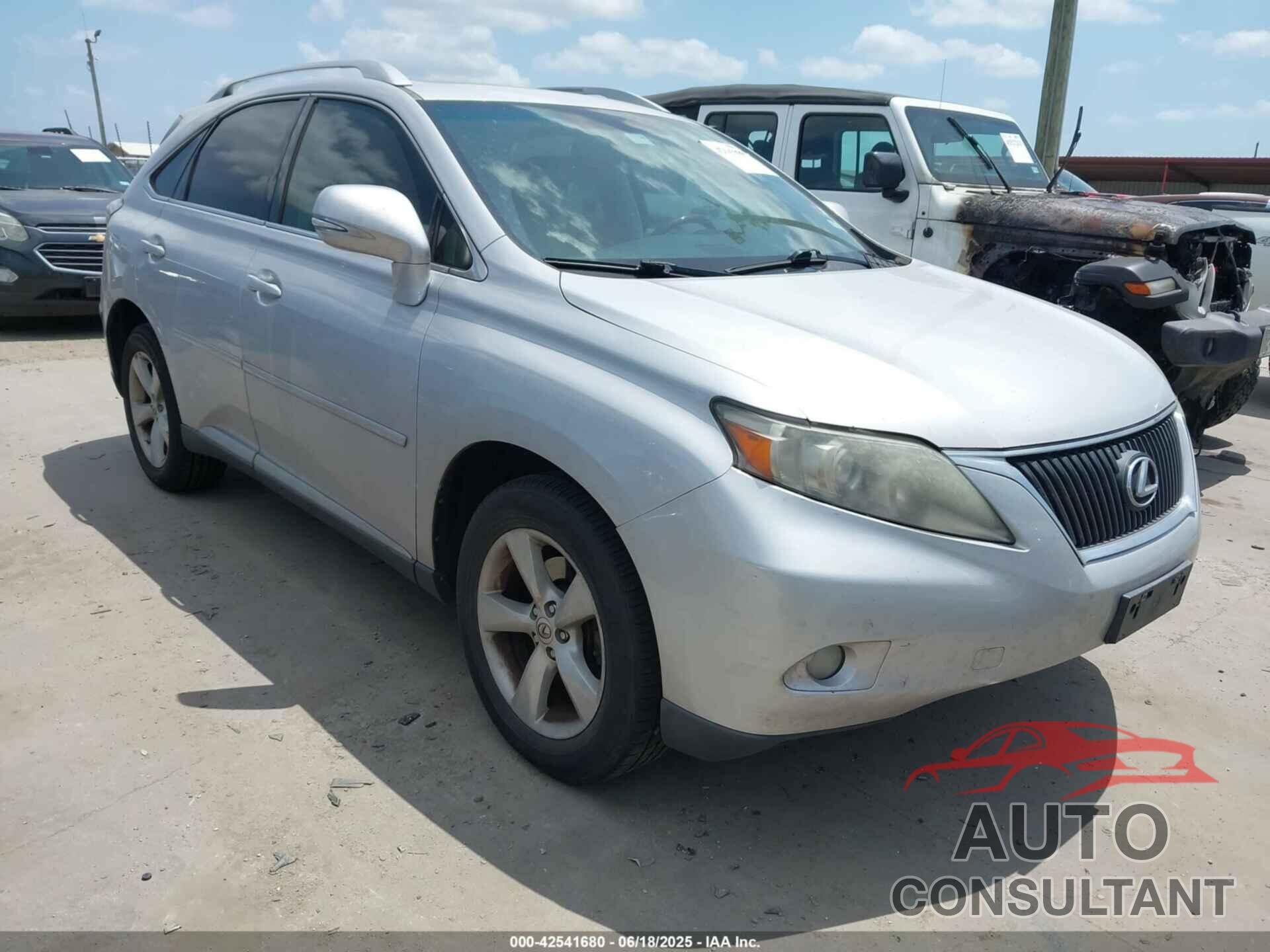 LEXUS RX 350 2010 - 2T2BK1BAXAC017079