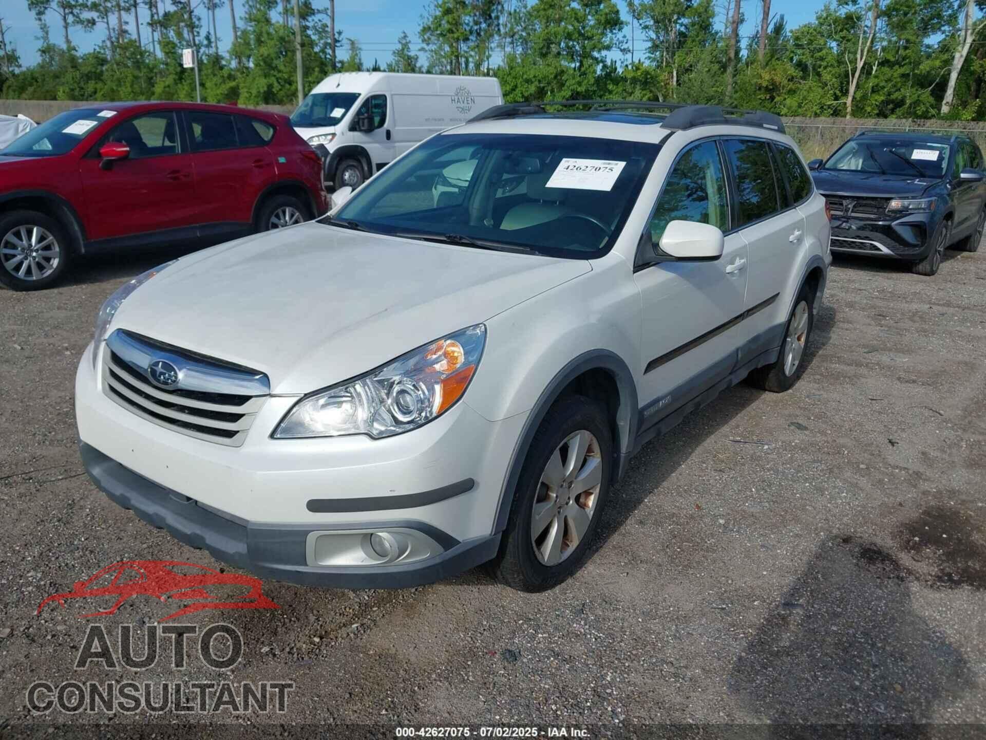 SUBARU OUTBACK 2012 - 4S4BRBGC5C3302599