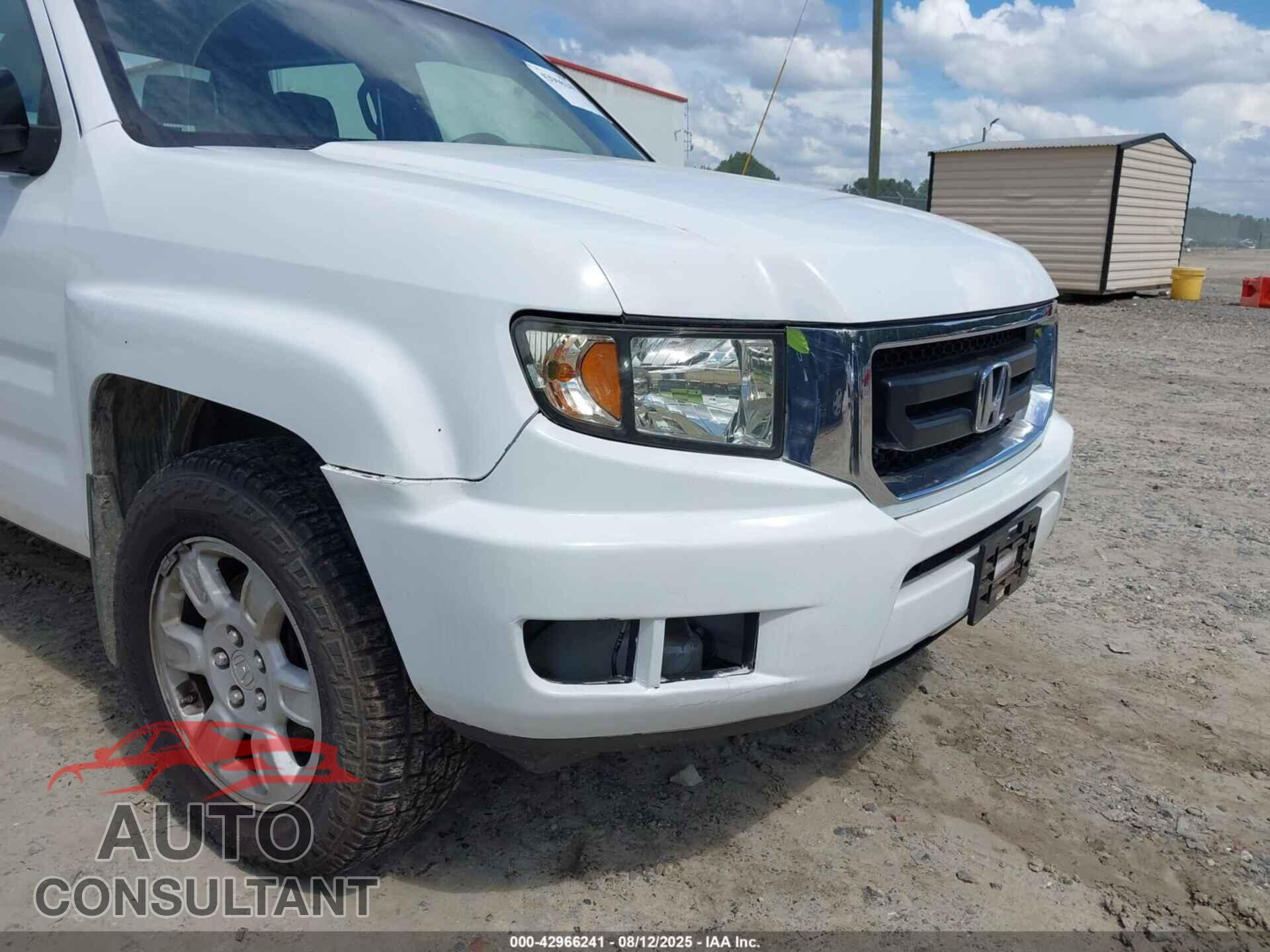 HONDA RIDGELINE 2010 - 5FPYK1F27AB010501