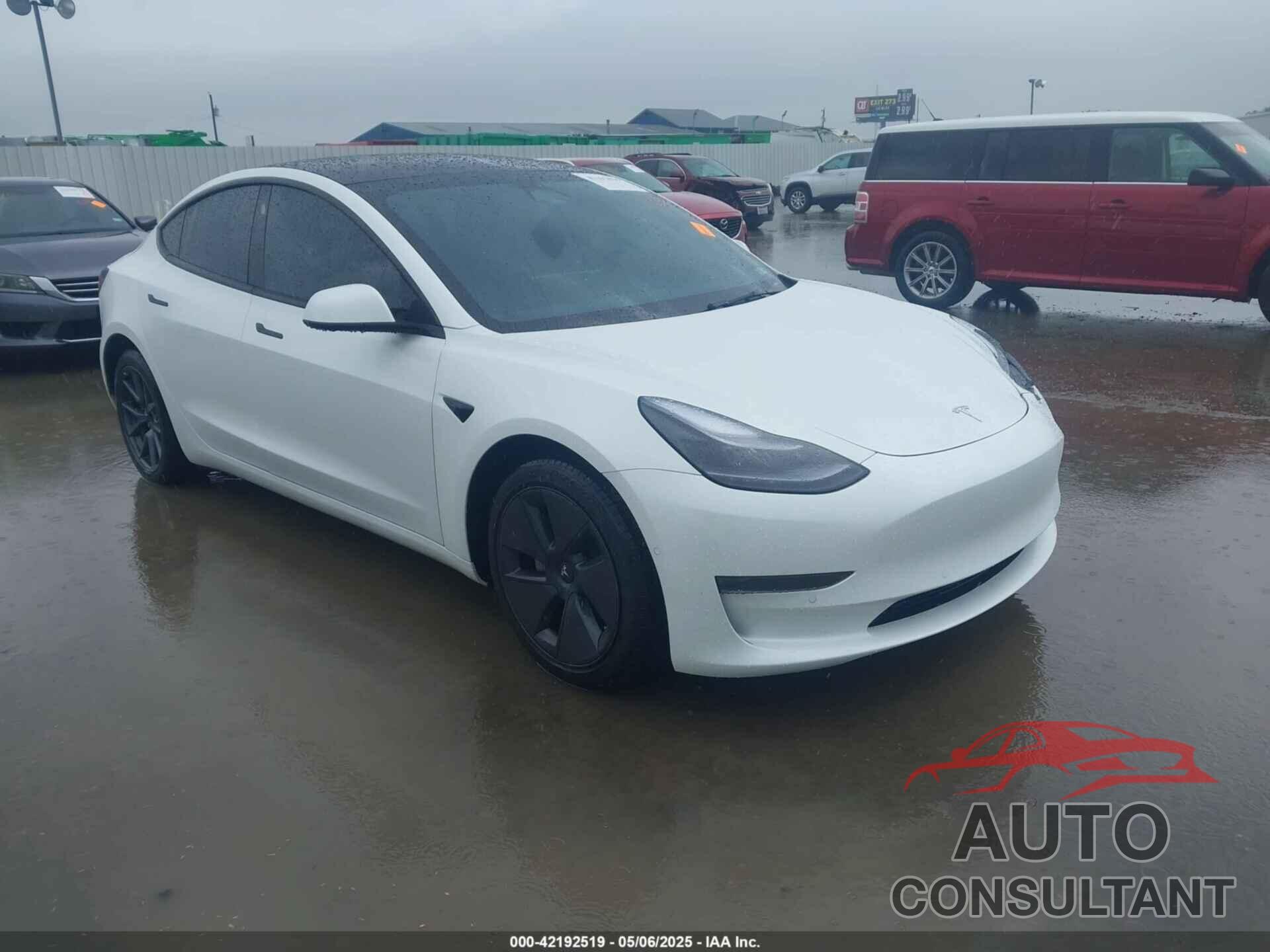 TESLA MODEL 3 2022 - 5YJ3E1EA8NF342987