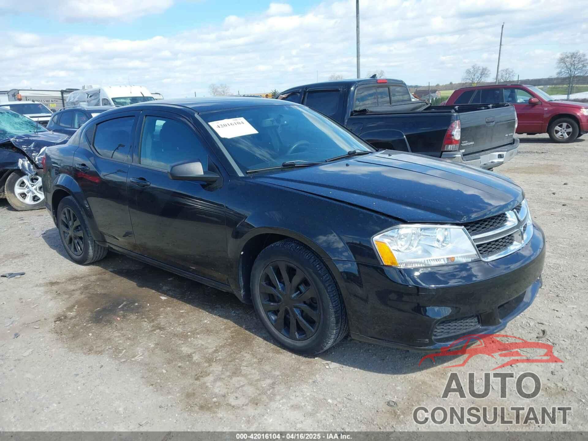 DODGE AVENGER 2013 - 1C3CDZAB1DN700662