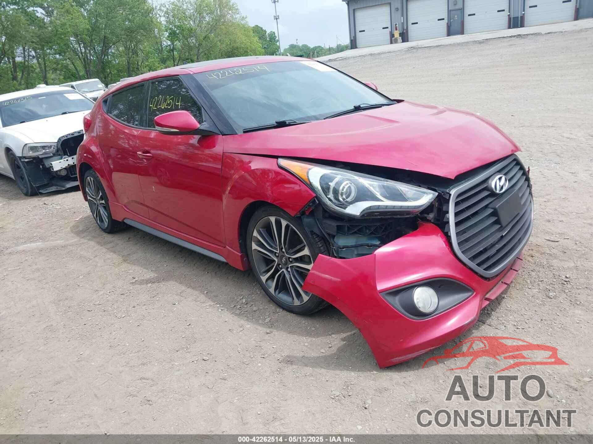 HYUNDAI VELOSTER 2016 - KMHTC6AE7GU253090