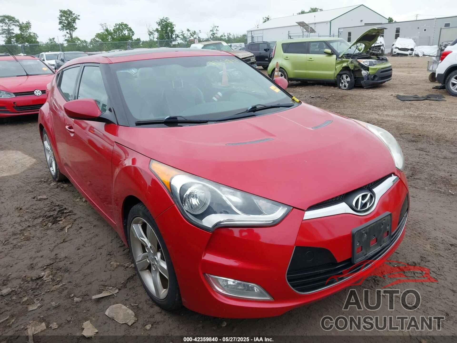 HYUNDAI VELOSTER 2014 - KMHTC6AD4EU215076