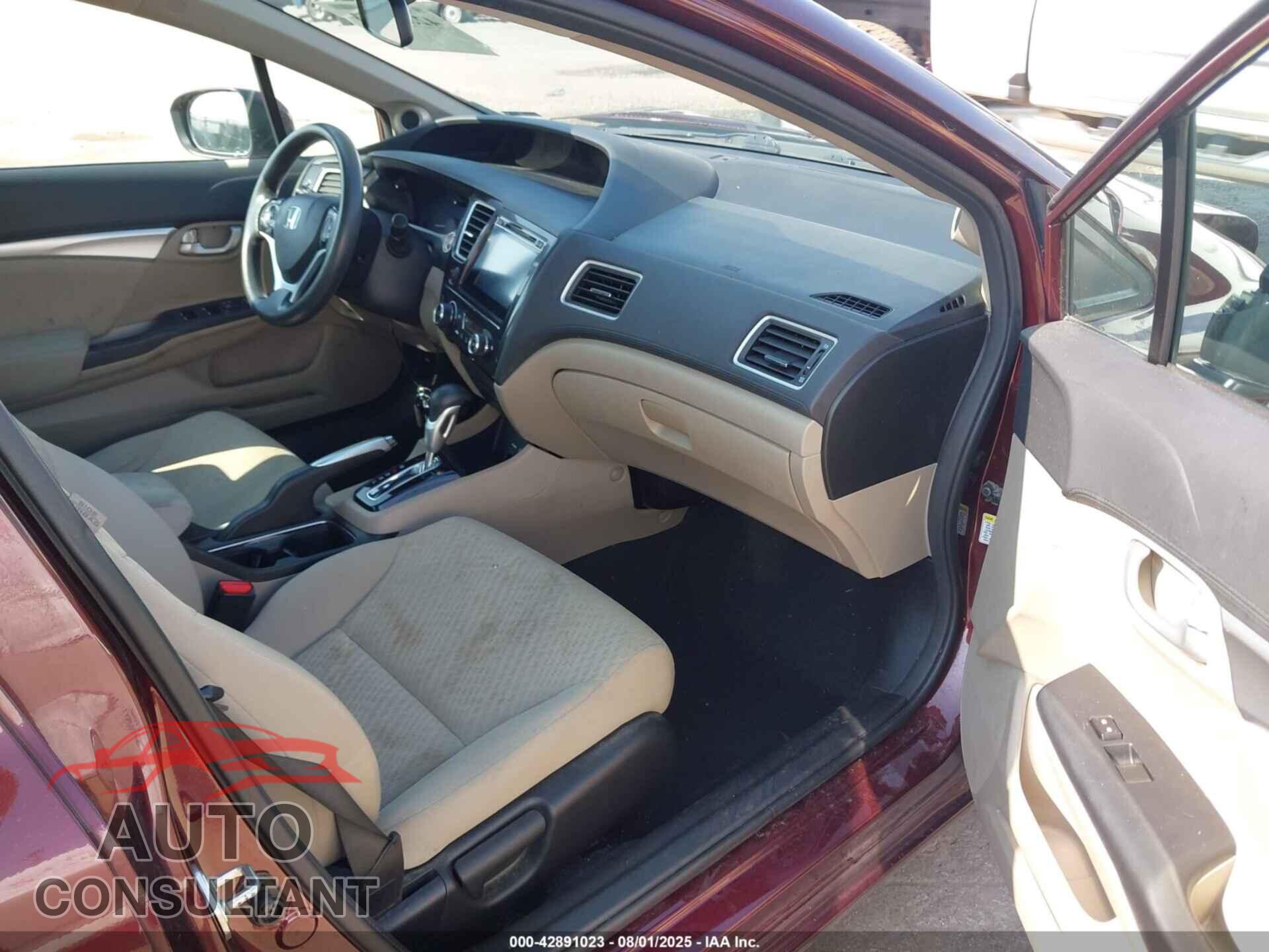 HONDA CIVIC 2014 - 19XFB2F86EE250838